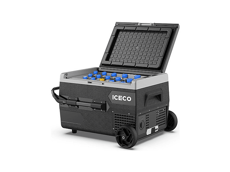 ICECO K65S 12-24 Volt 65 Litre Akülü Kablolu Kompresörlü Tekerlekli Outdoor Dondurucu Aküsüz Oto Buzdolabı
