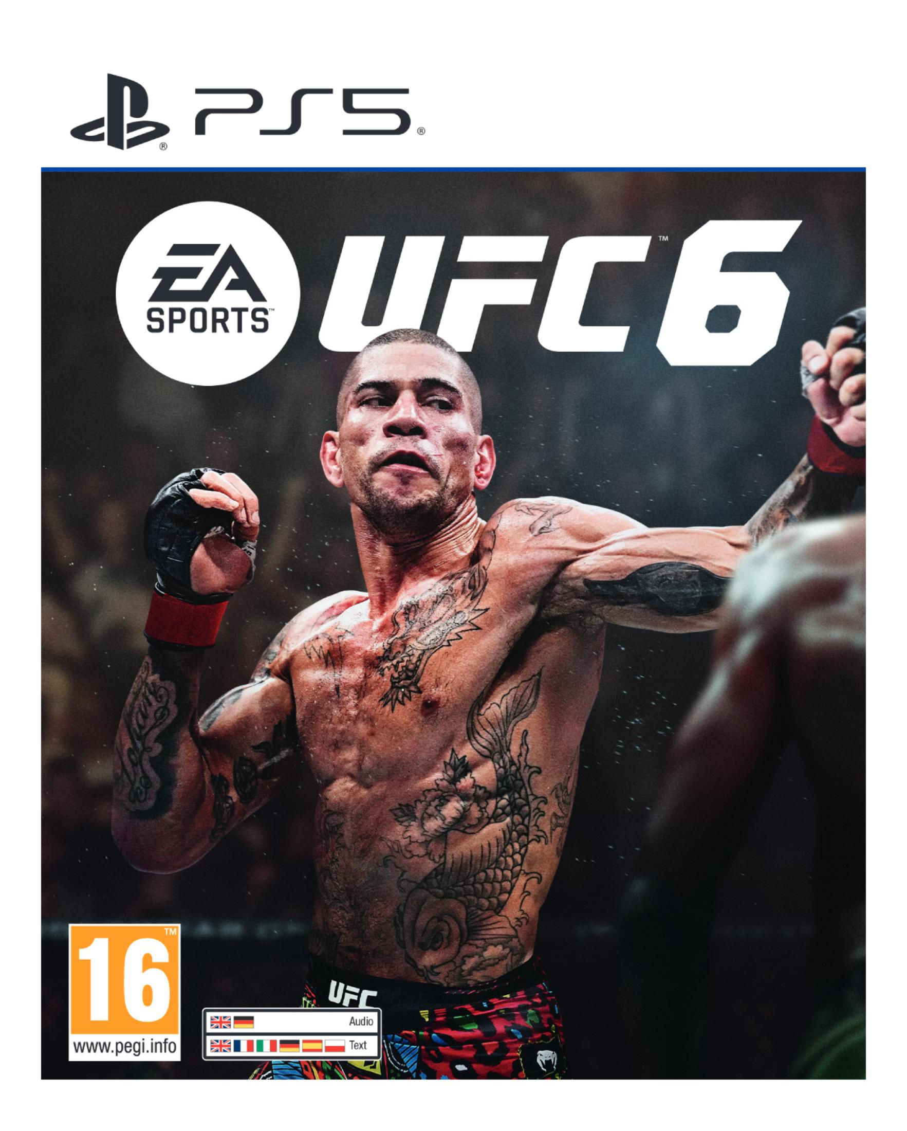 EA Sports UFC 6 kapak Alex Pereira, PS5 logosu.