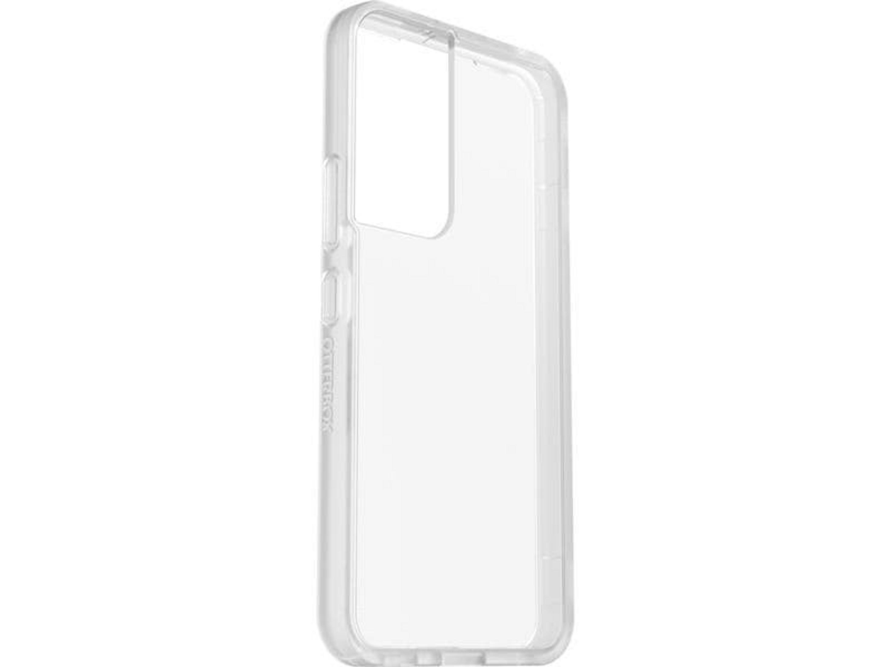 Custodia trasparente per smartphone con logo Otterbox.