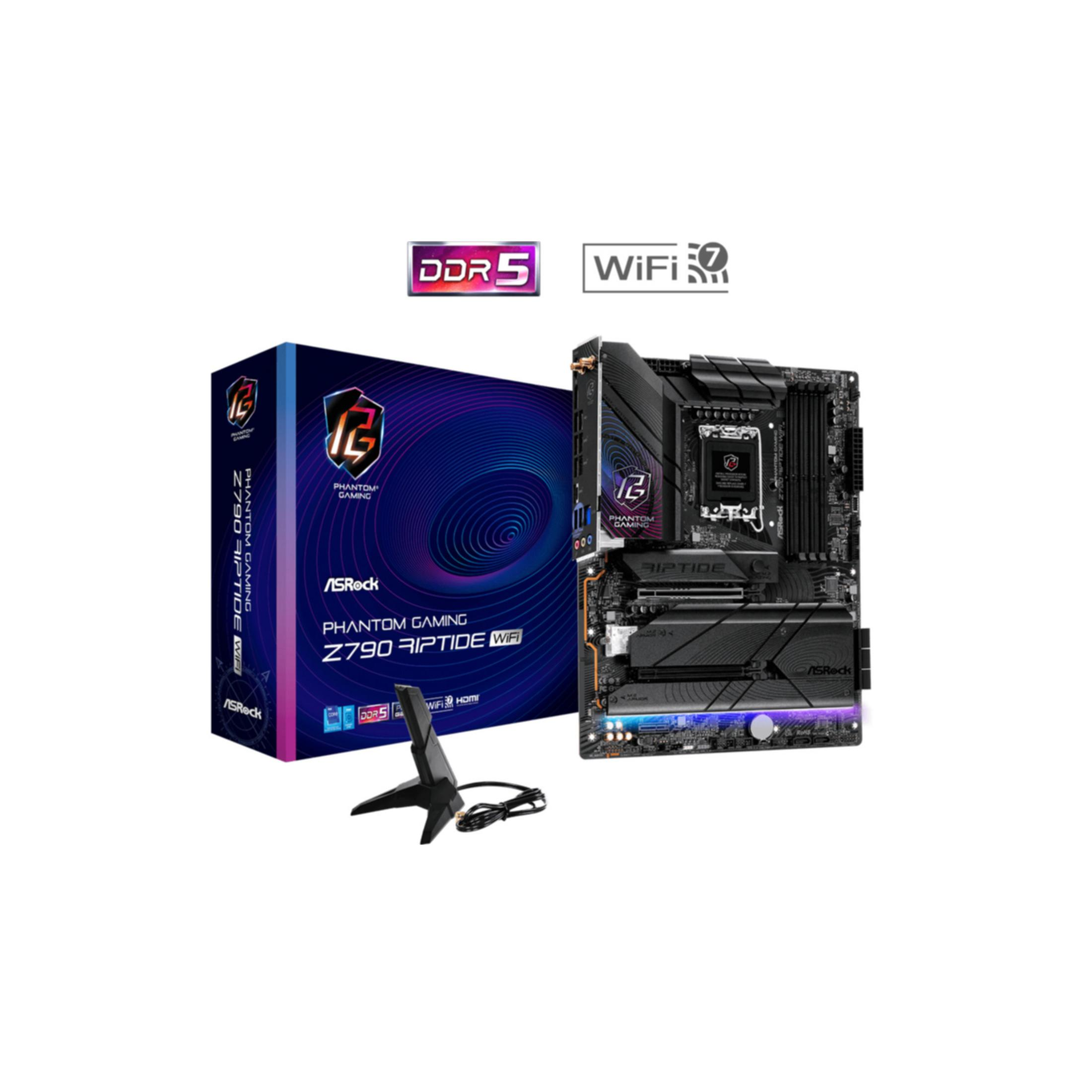 Scheda madre ASRock Z790 Riptide WiFi con DDR5 e WiFi 7.