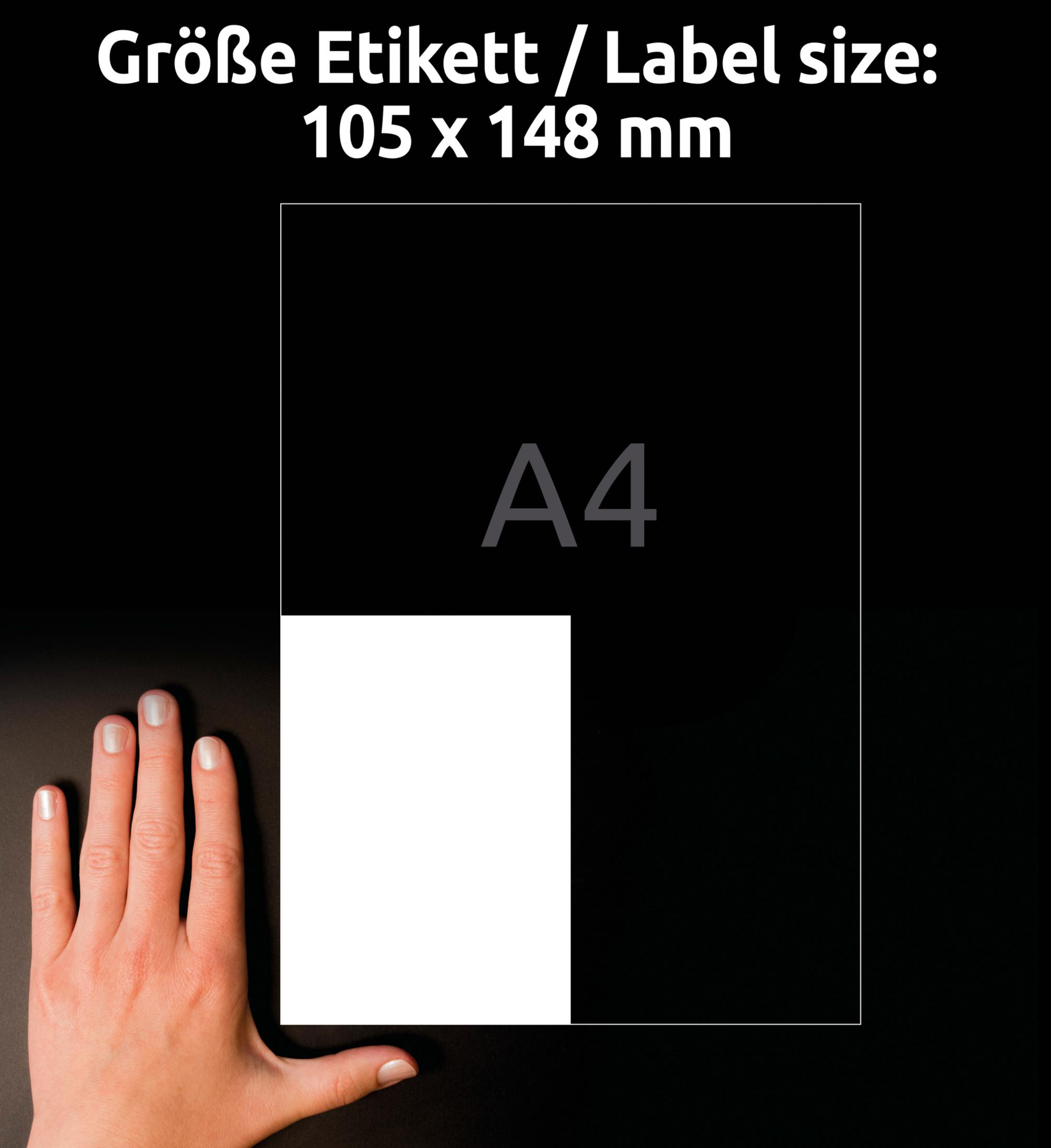 Eine Hand liegt neben einem A4-Blatt und einer weißen Fläche.