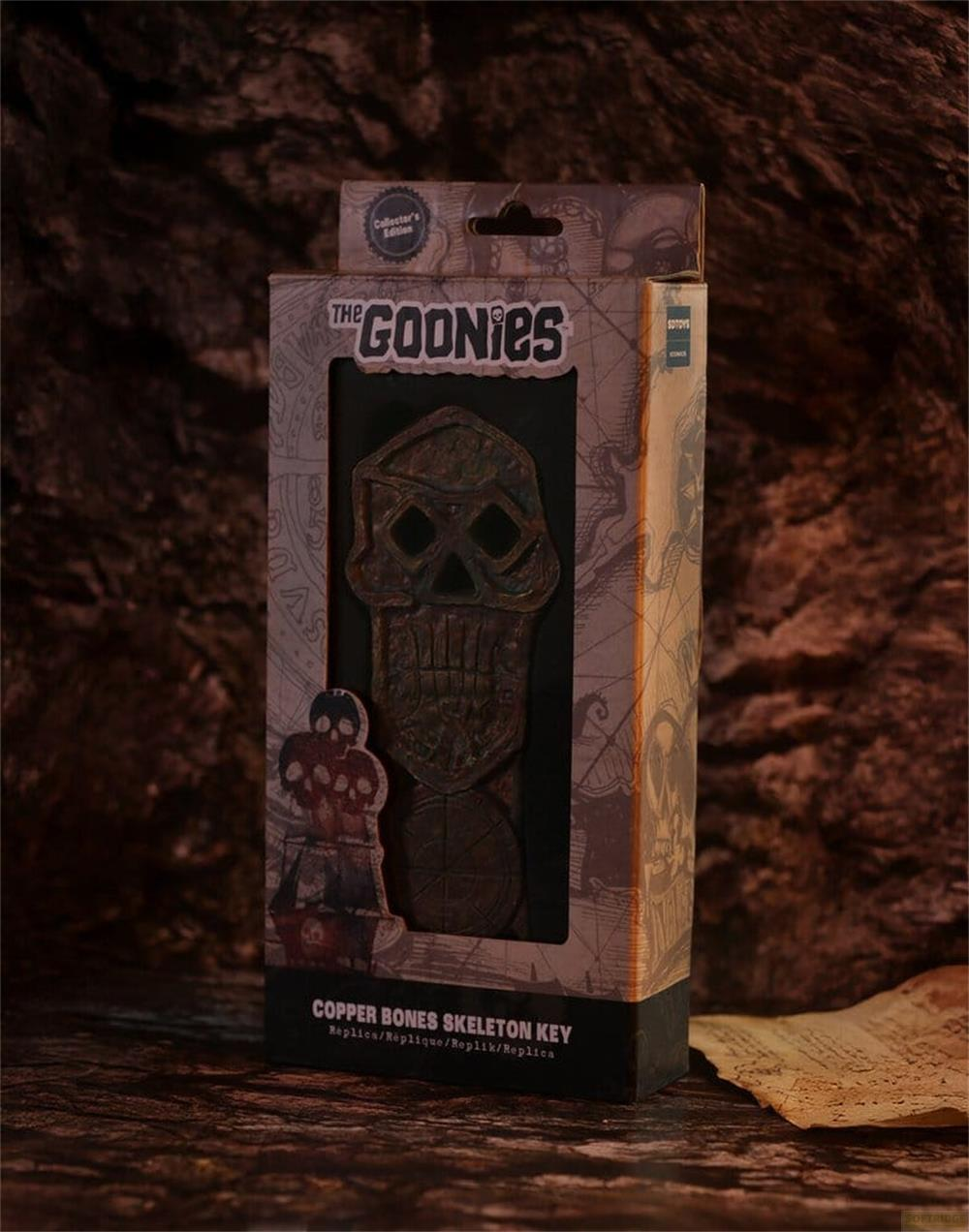 Die Goonies Kupferknochen-Skelettschlüssel-Replik in Sammleredition.