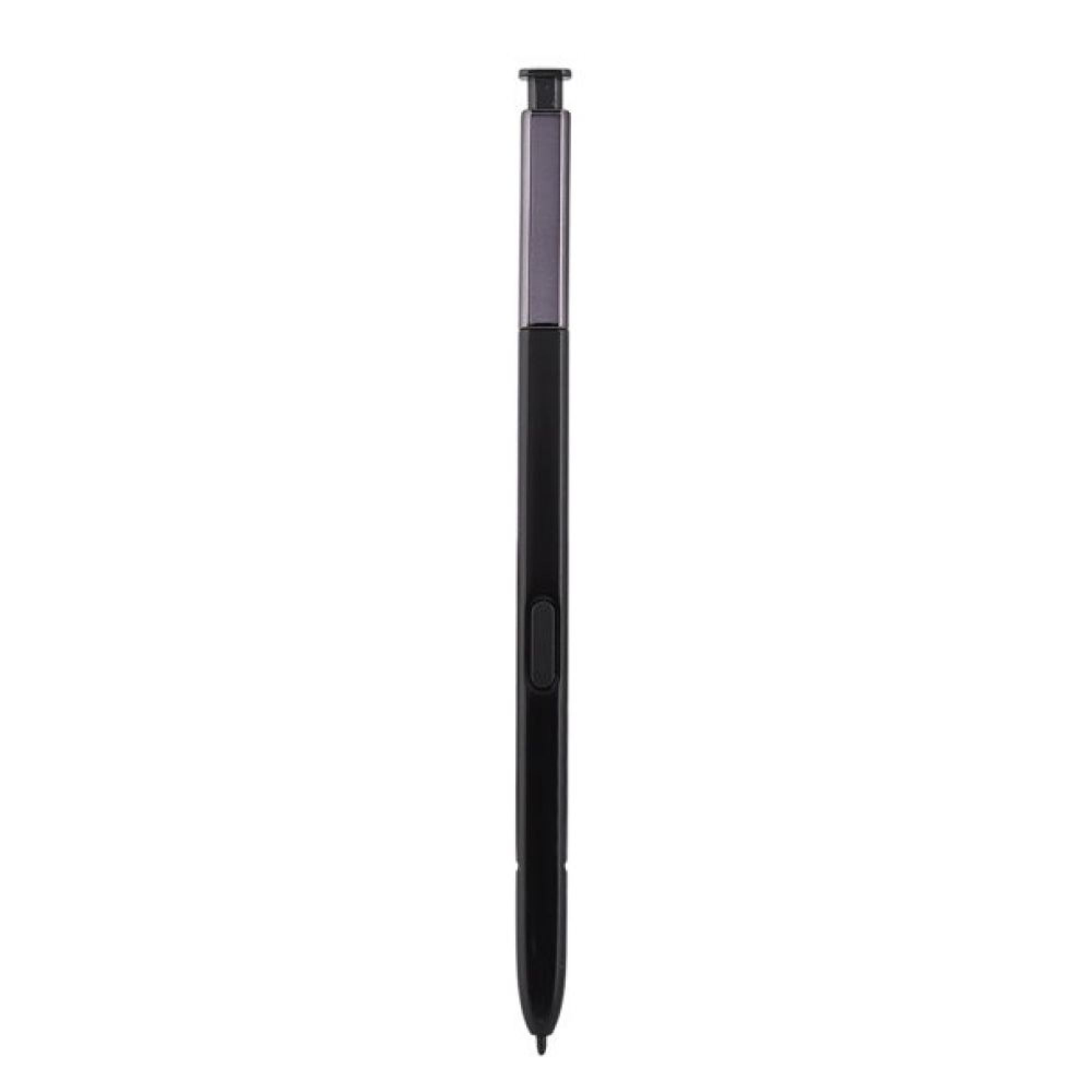 Ein schwarzer Stift mit einem grauen oberen Teil und einer Taste.