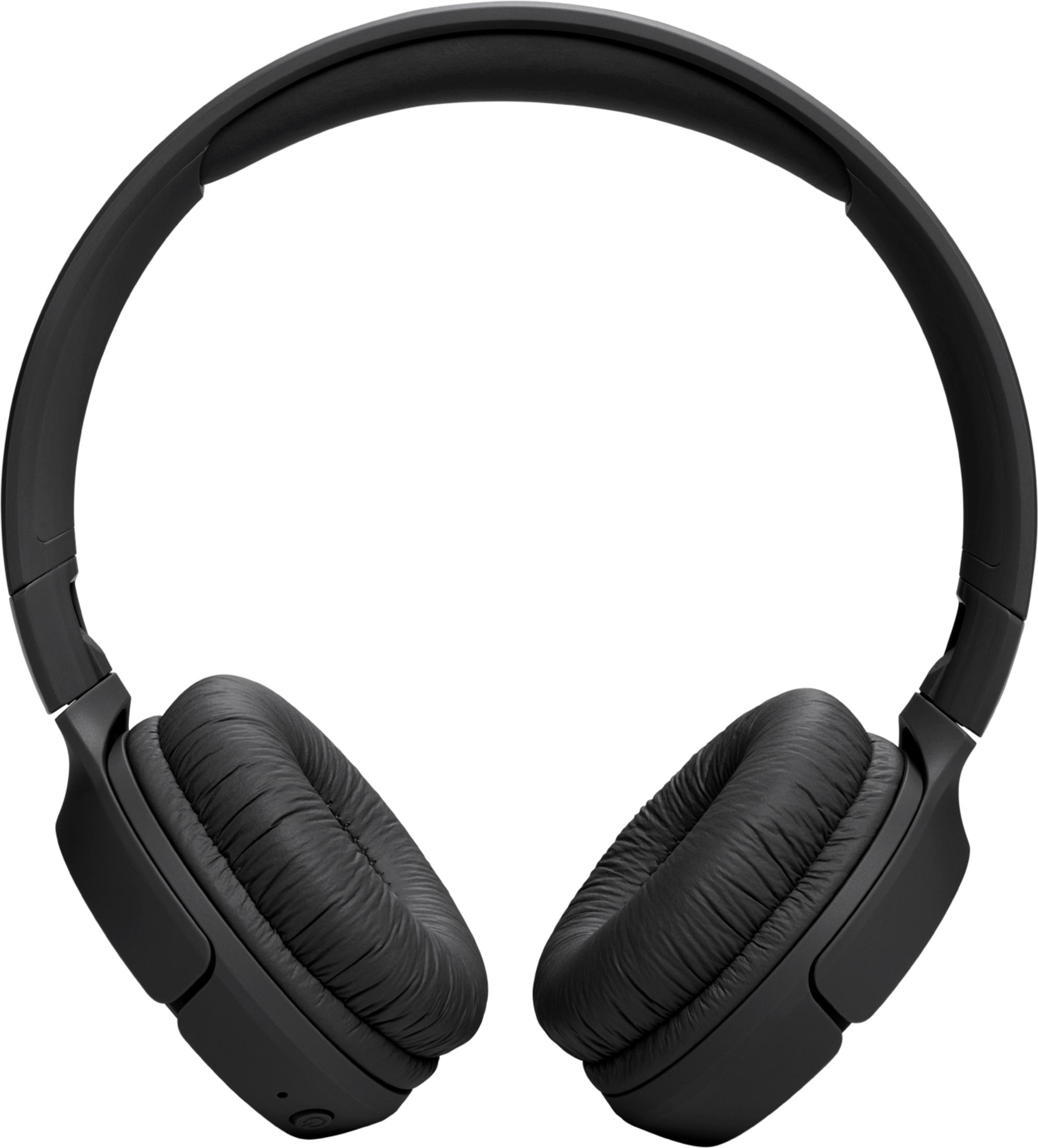 Cuffie nere over-ear con padiglioni imbottiti e archetto imbottito.