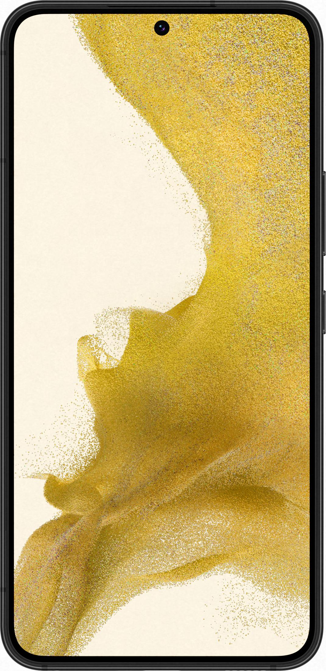 Goldener Glitzer auf hellem Hintergrund auf einem Smartphone-Display.