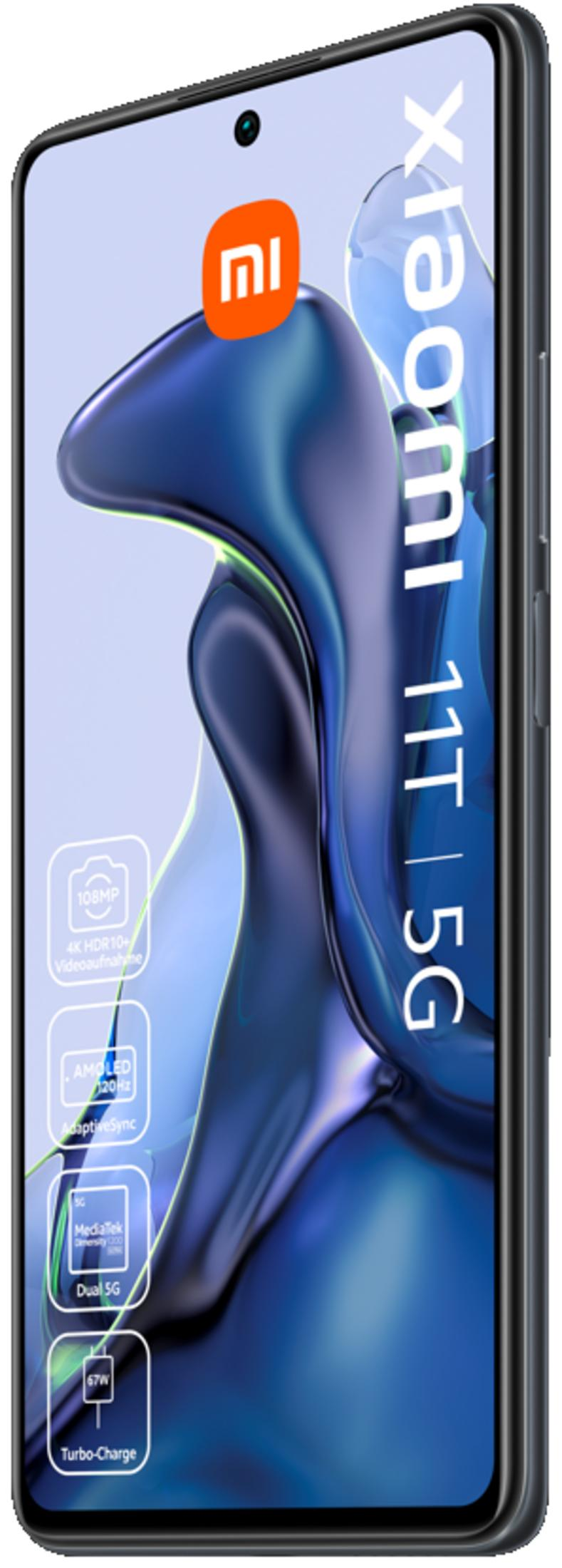 Xiaomi 11T 5G Smartphone mit 108MP Kamera, AMOLED 120Hz Display, 67W Turbo-Charge.