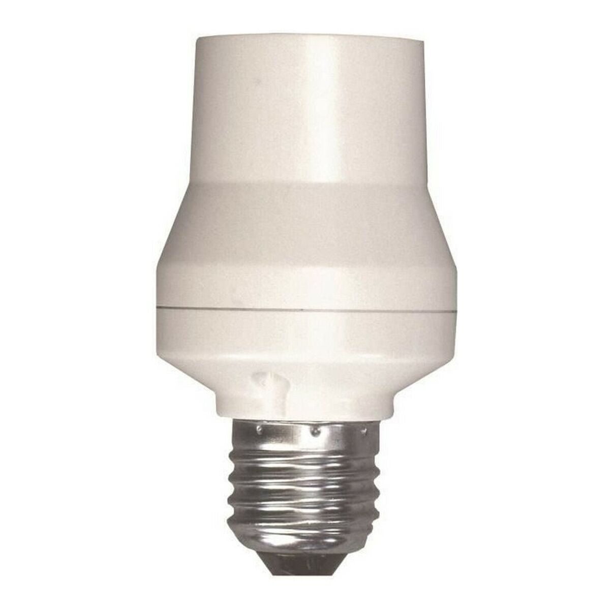 Un adattatore per lampada bianco con base E27.