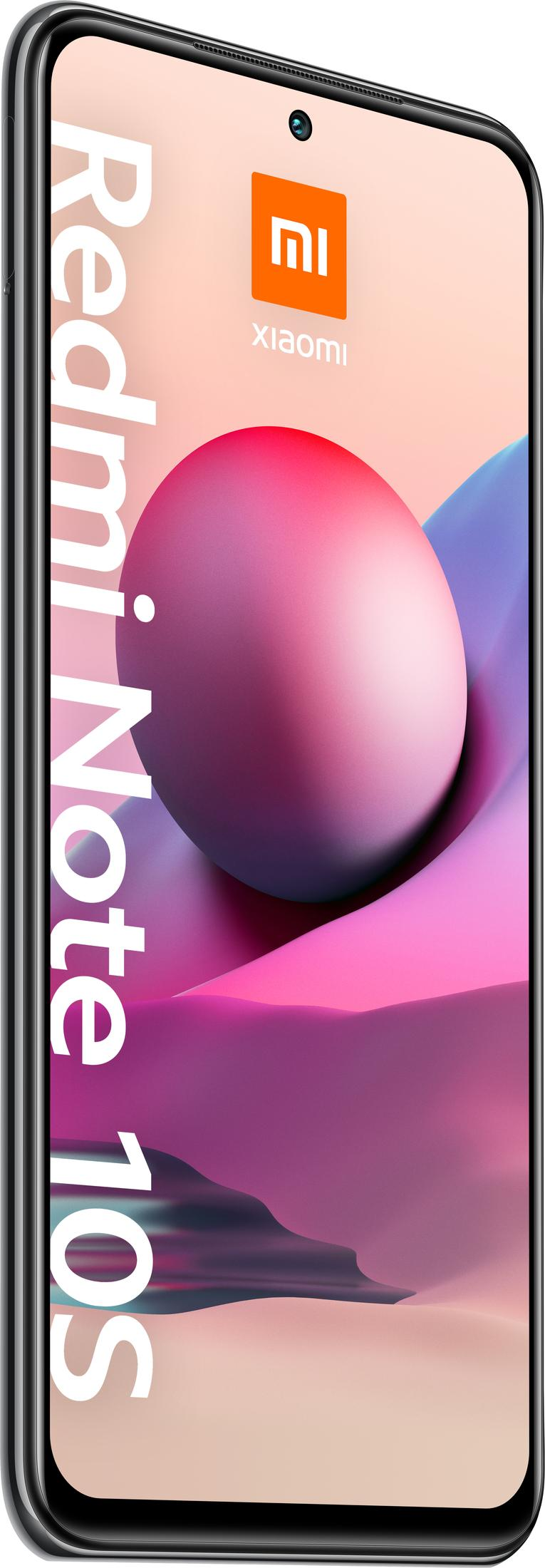 Ein Smartphone mit dem Text "Redmi Note 10S" und dem Xiaomi-Logo.