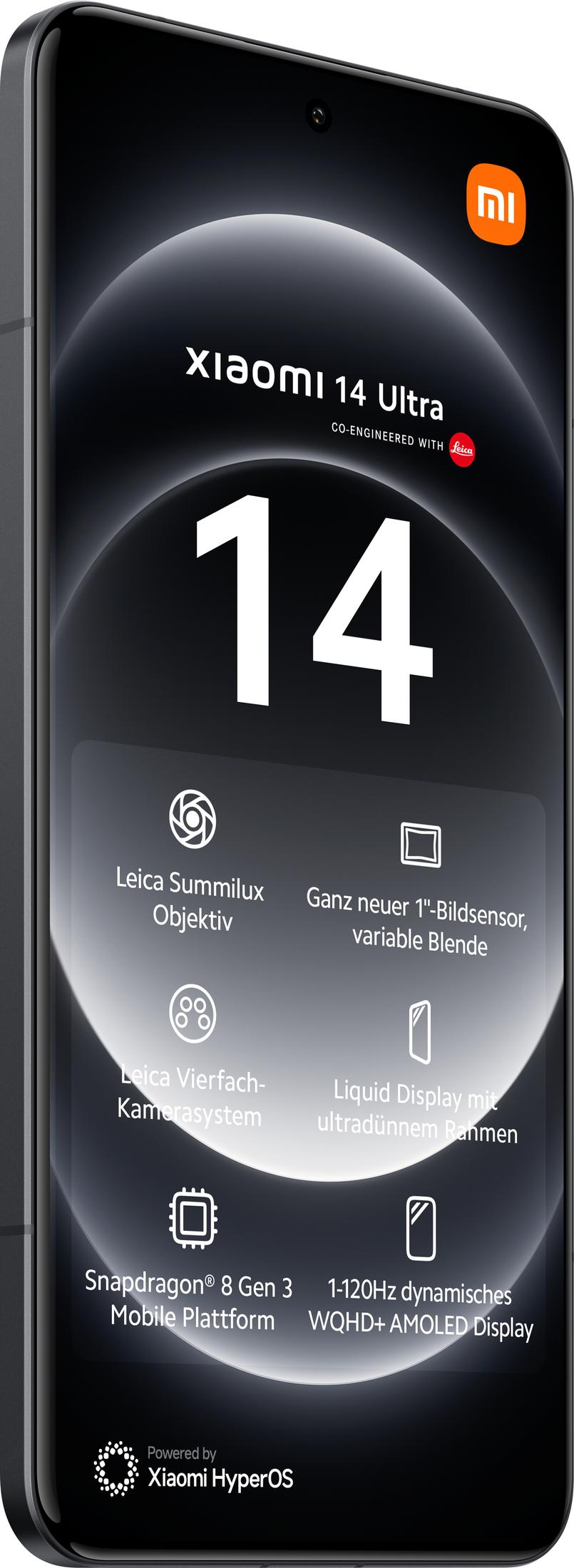 Xiaomi 14 Ultra mit Leica Optik, Snapdragon 8 Gen 3 & 120Hz AMOLED Display.