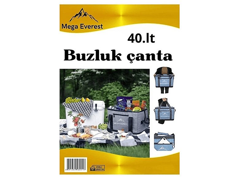 MEGA EVEREST 40 Litre Termos Çanta Buzluk Soğutucu Piknik Çantası