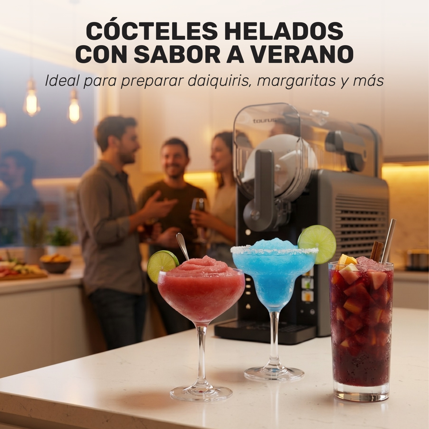 Cócteles helados con sabor a verano: daiquiris, margaritas y más.