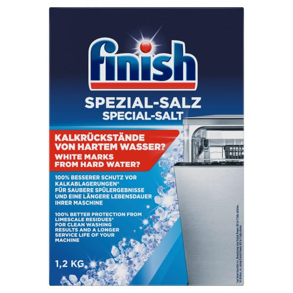 Verpackung für Finish Spezial-Salz für Spülmaschinen, 1,2kg.