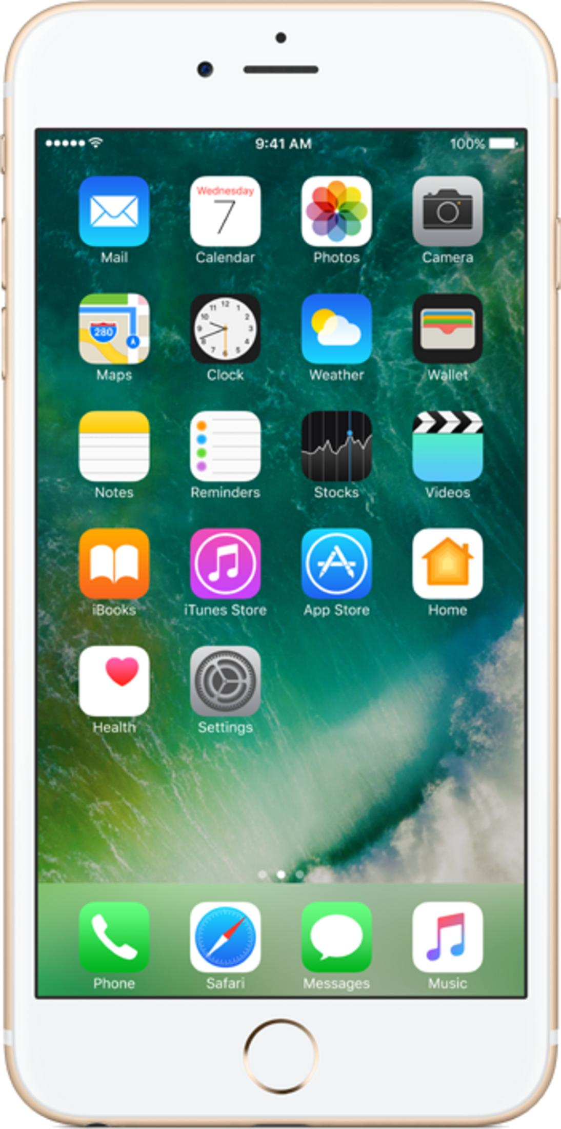 Ein Smartphone mit vielen App-Symbolen auf dem Bildschirm.