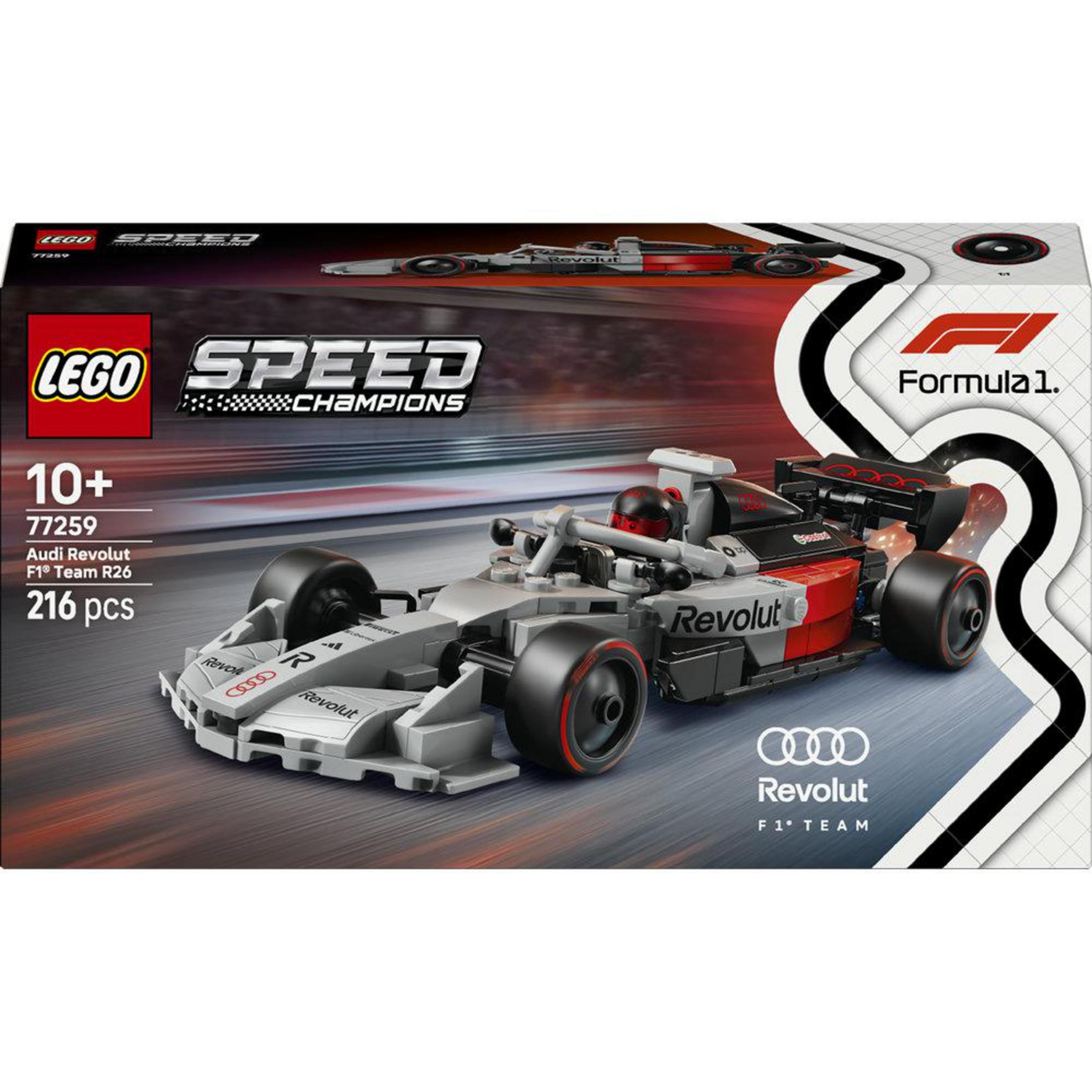 Set de construcción de coche de F1 Audi de LEGO Speed Champions.