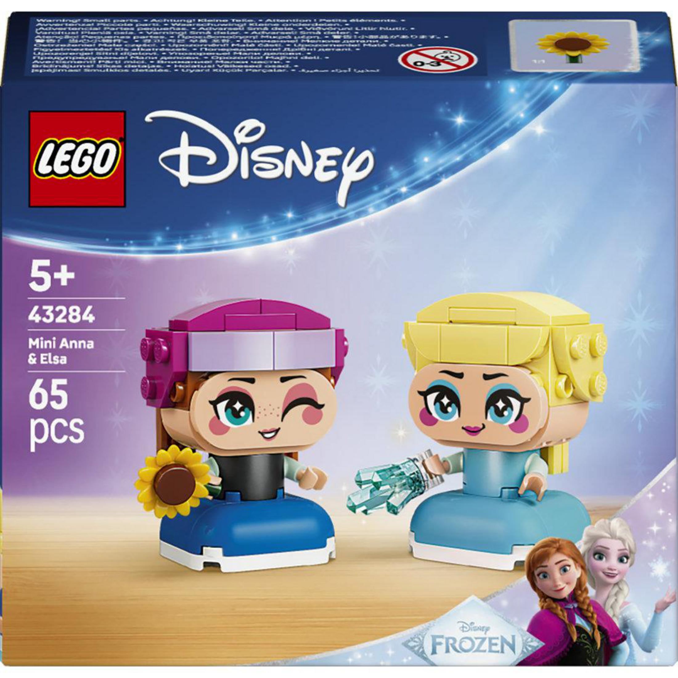 Lego Disney Mini Anna & Elsa seti 43284, 65 parça.