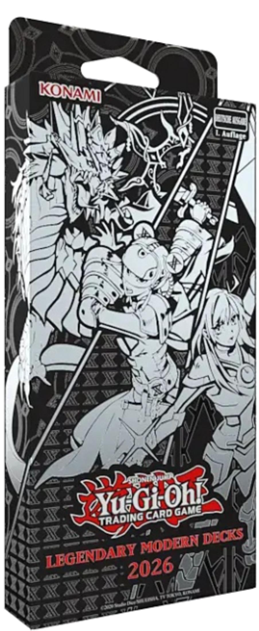 Yu-Gi-Oh! Trading Card Game: Legendary Modern Decks 2026 Box mit Artwork.