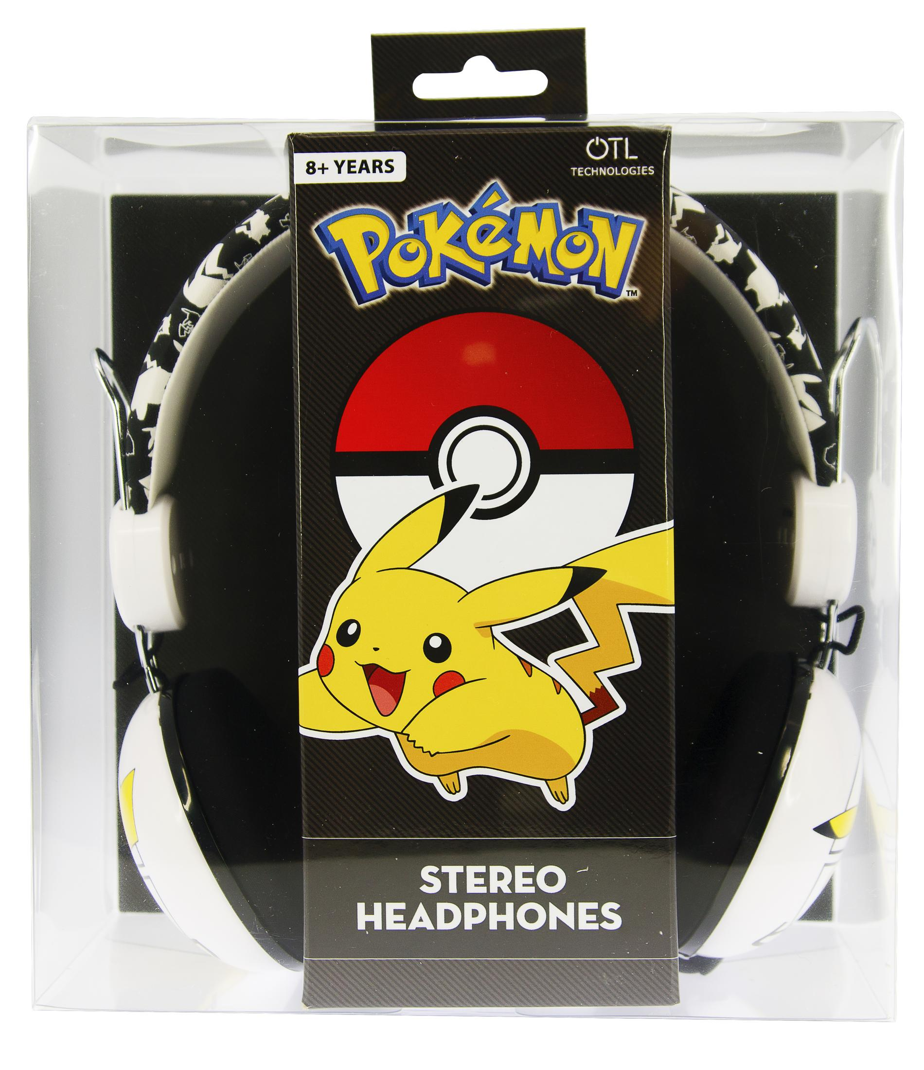 Pokemon Pikachu Stereo-Kopfhörer in Verpackung. Ab 8 Jahren.