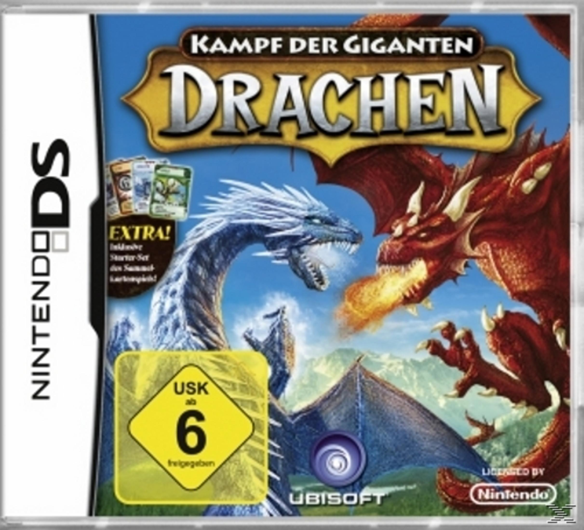Das Cover zeigt zwei Drachen, einen roten und einen blauen, die sich im Kampf gegenüberstehen.