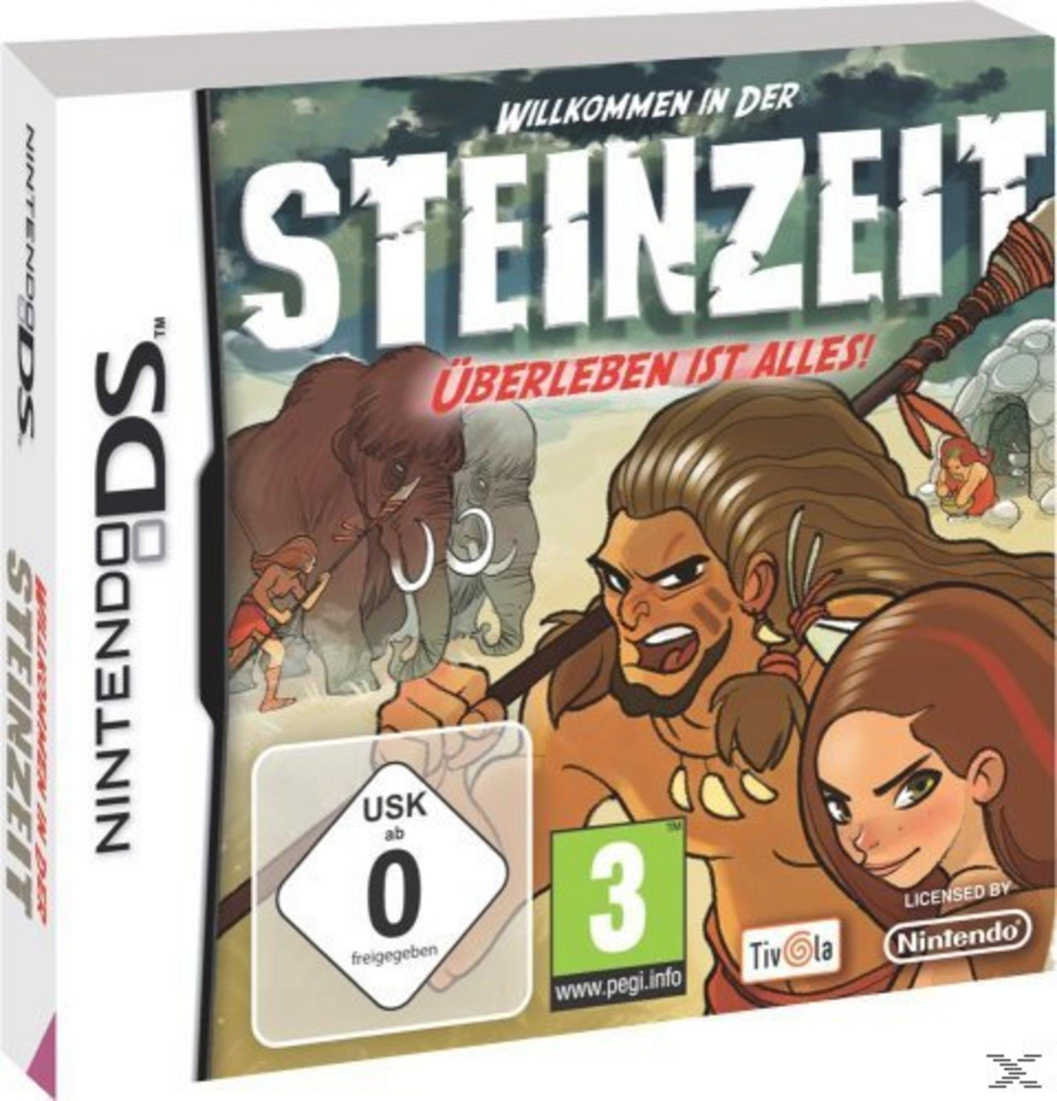 Nintendo DS Spiel "Steinzeit" mit Mammuts und Höhlenmenschen. USK 0.