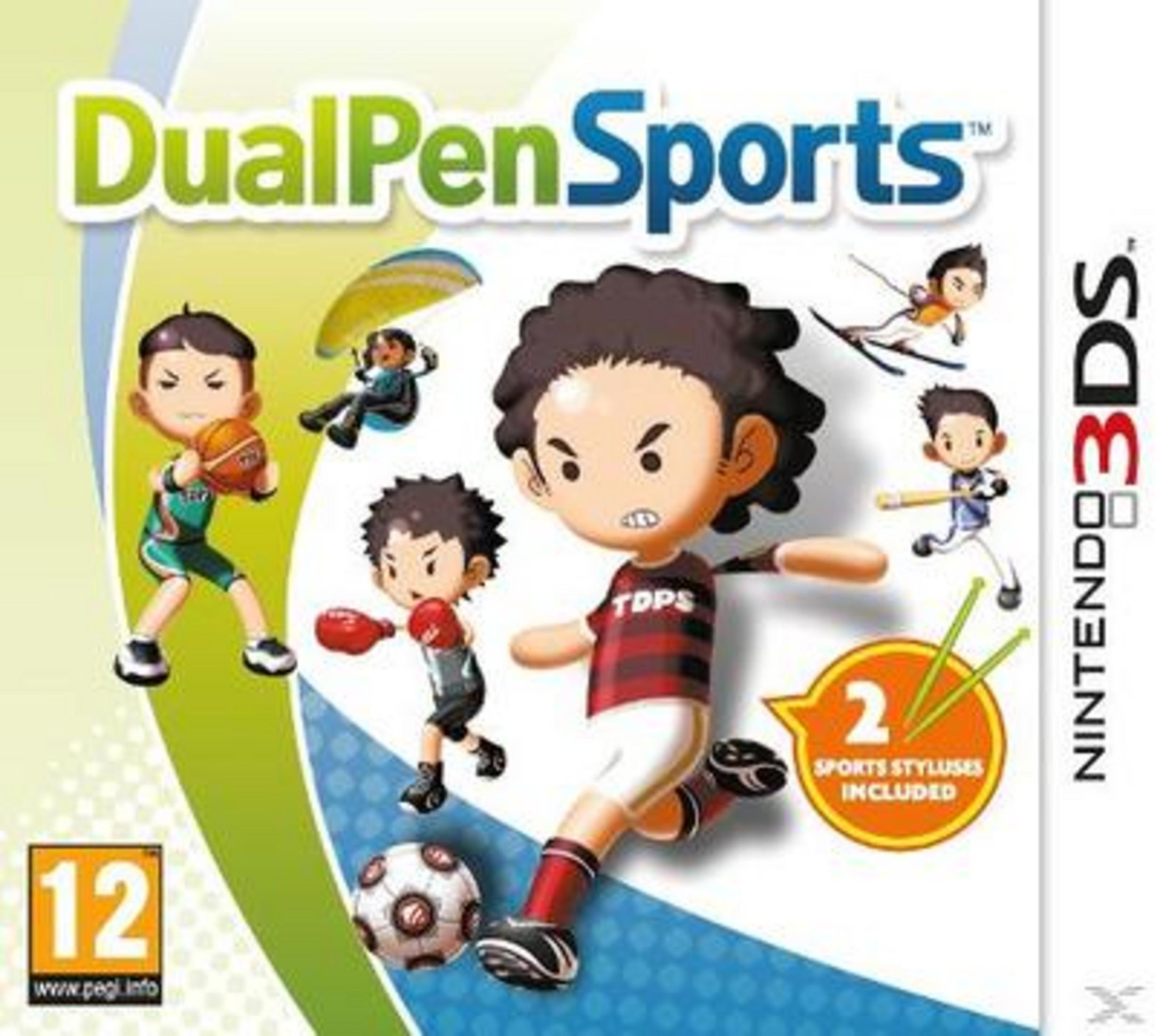 Spielcover mit Cartoon-Figuren, die Sportarten wie Basketball und Boxen ausüben.