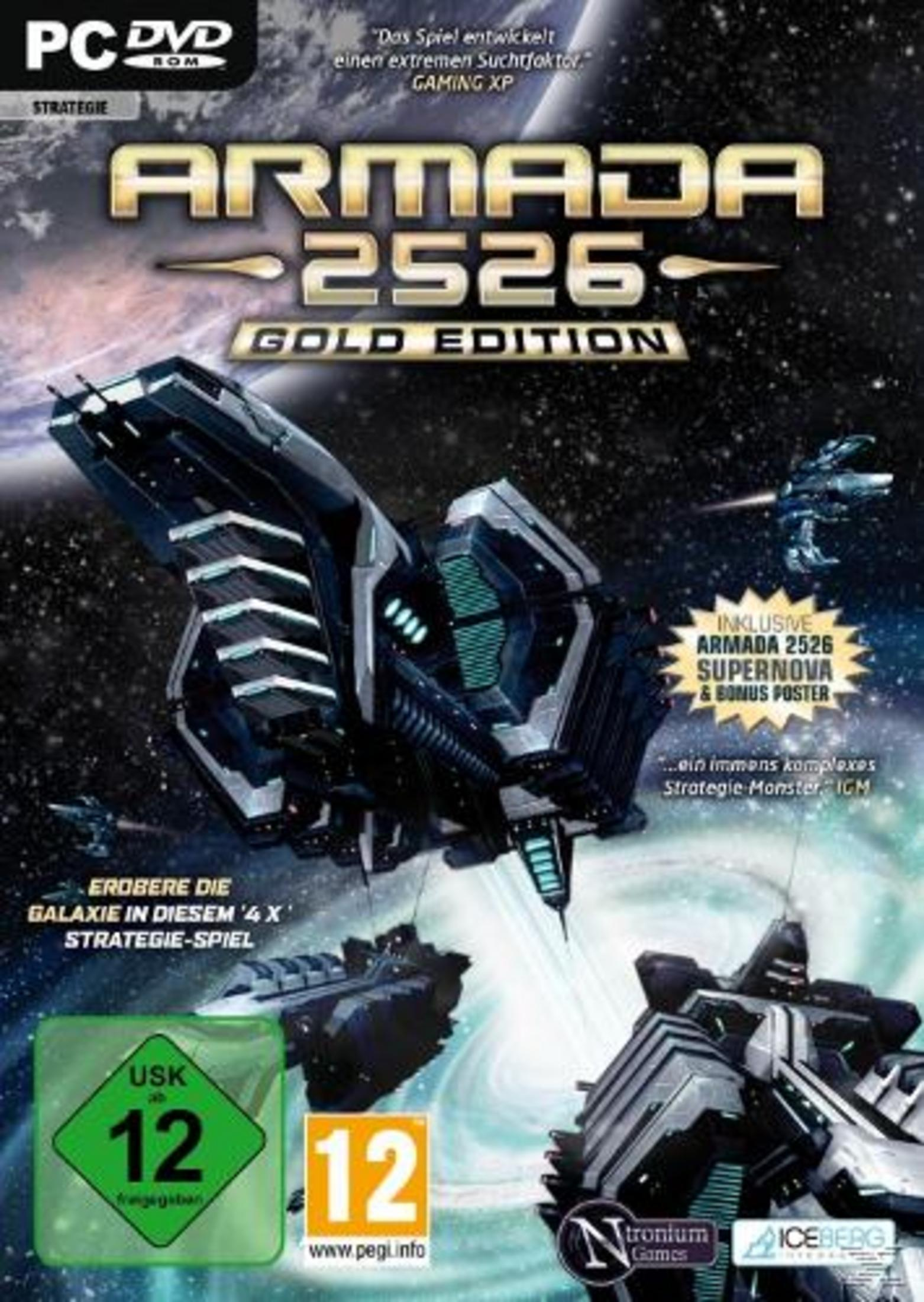 Ein strategisches Weltraumspiel mit Schiffen und Planeten. Gold Edition.