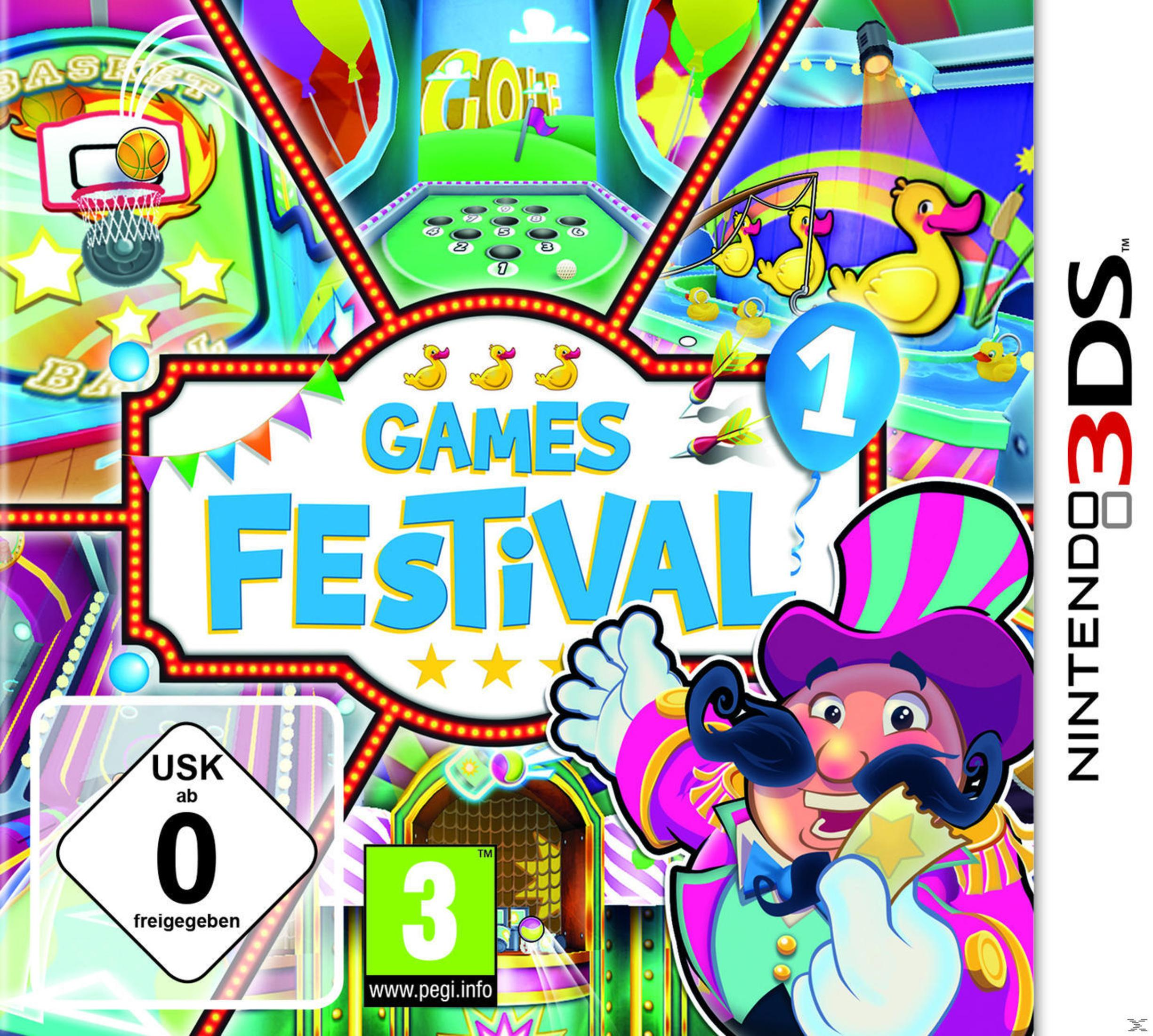 Spielcover für Nintendo 3DS mit Spielen wie Basketball, Golf und Entenangeln.
