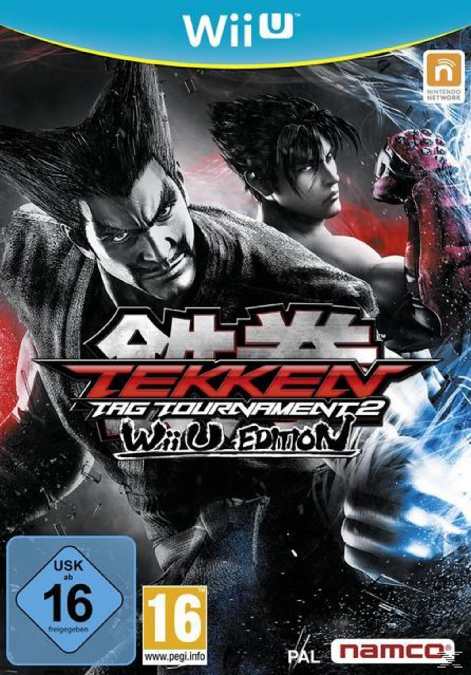 Tekken Tag Tournament 2 Wii U Edition Cover mit Charakteren und Logos.