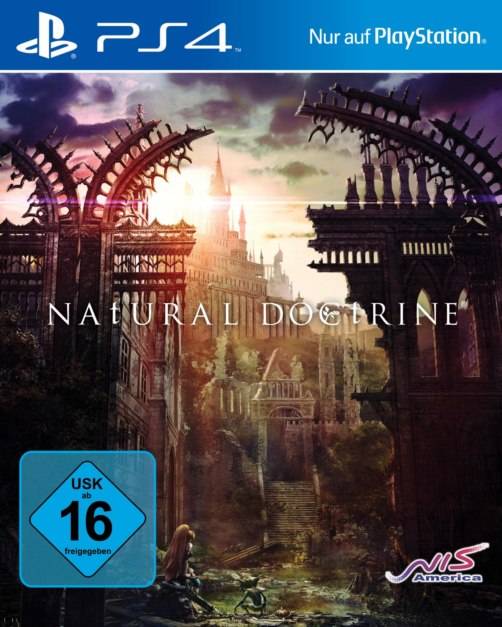 PS4-Spielcover mit Ruinen, Schlössern und einer jungen Frau.