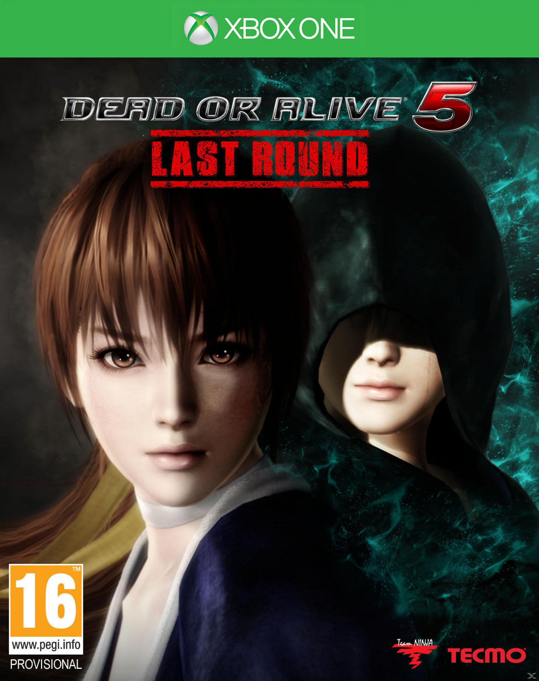 Dead or Alive 5: Last Round Xbox One Cover mit zwei Frauenfiguren.
