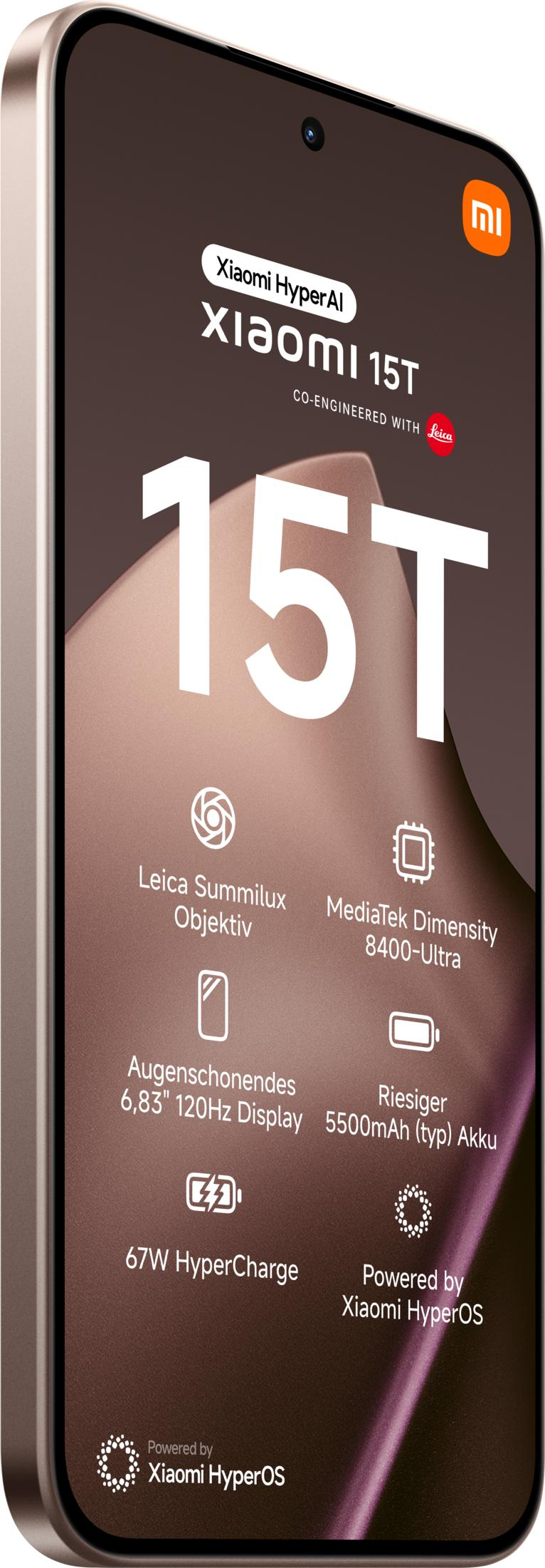 Xiaomi 15T mit Leica Objektiv, 120Hz Display, 5500mAh Akku, 67W HyperCharge.