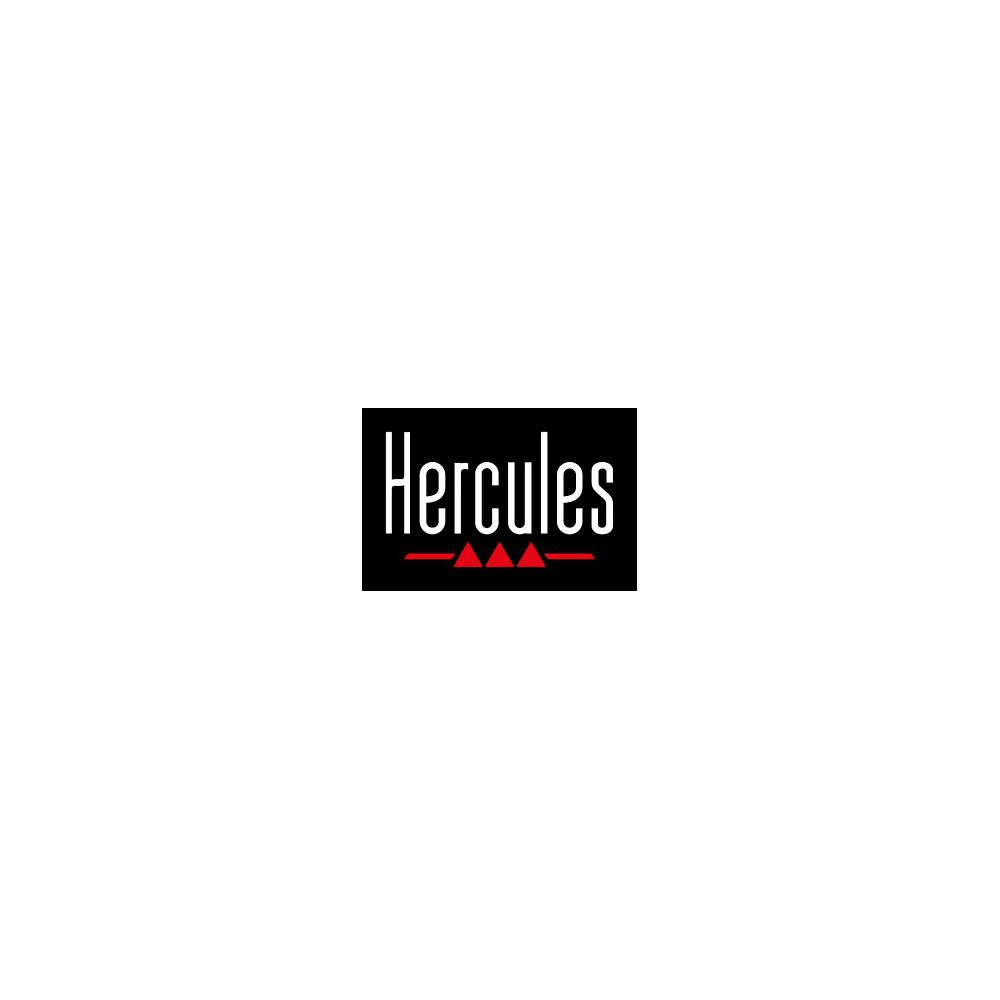 El logo muestra la palabra Hercules en texto blanco sobre fondo negro.