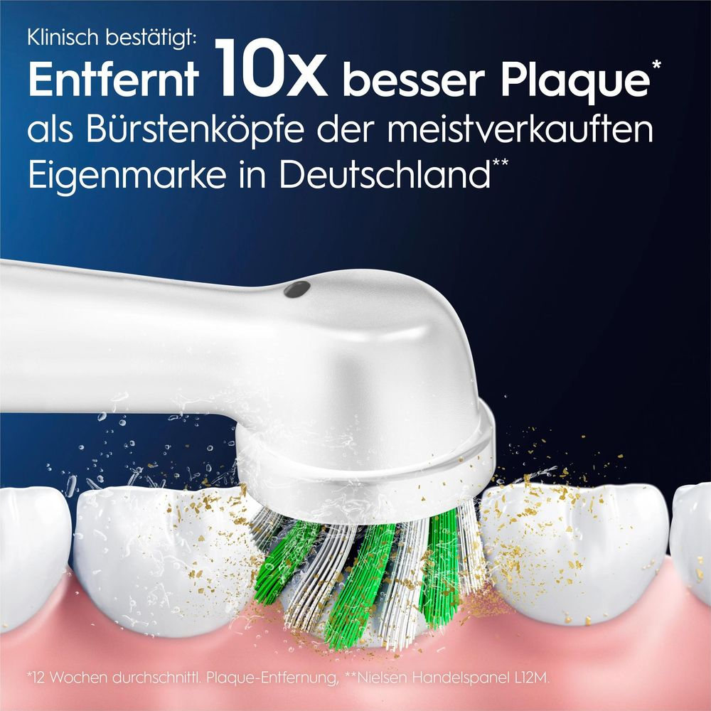 Spazzolino elettrico pulisce i denti, rimuove la placca.