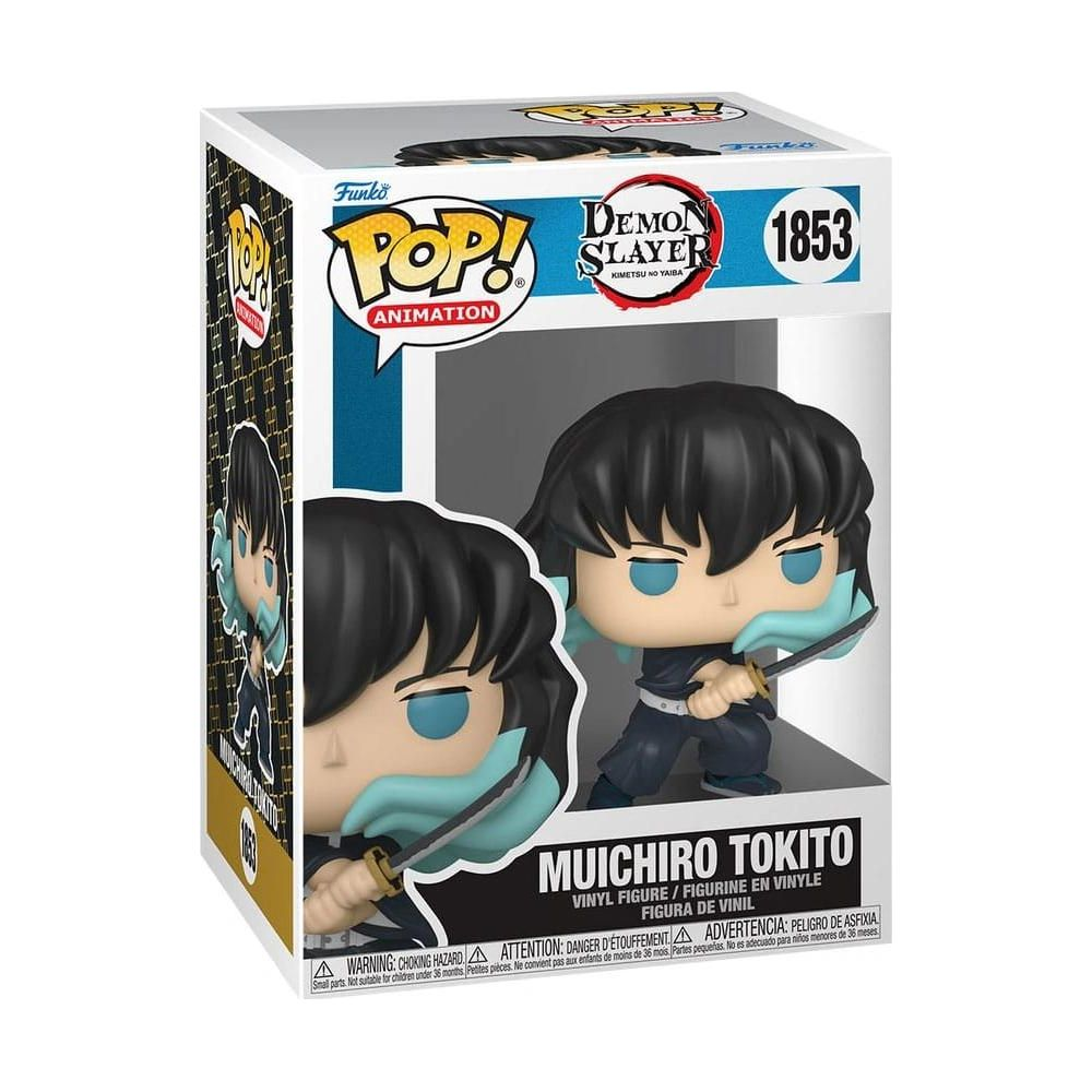 Action figure Funko Pop! in vinile di Muichiro Tokito da Demon Slayer, n. 1853.