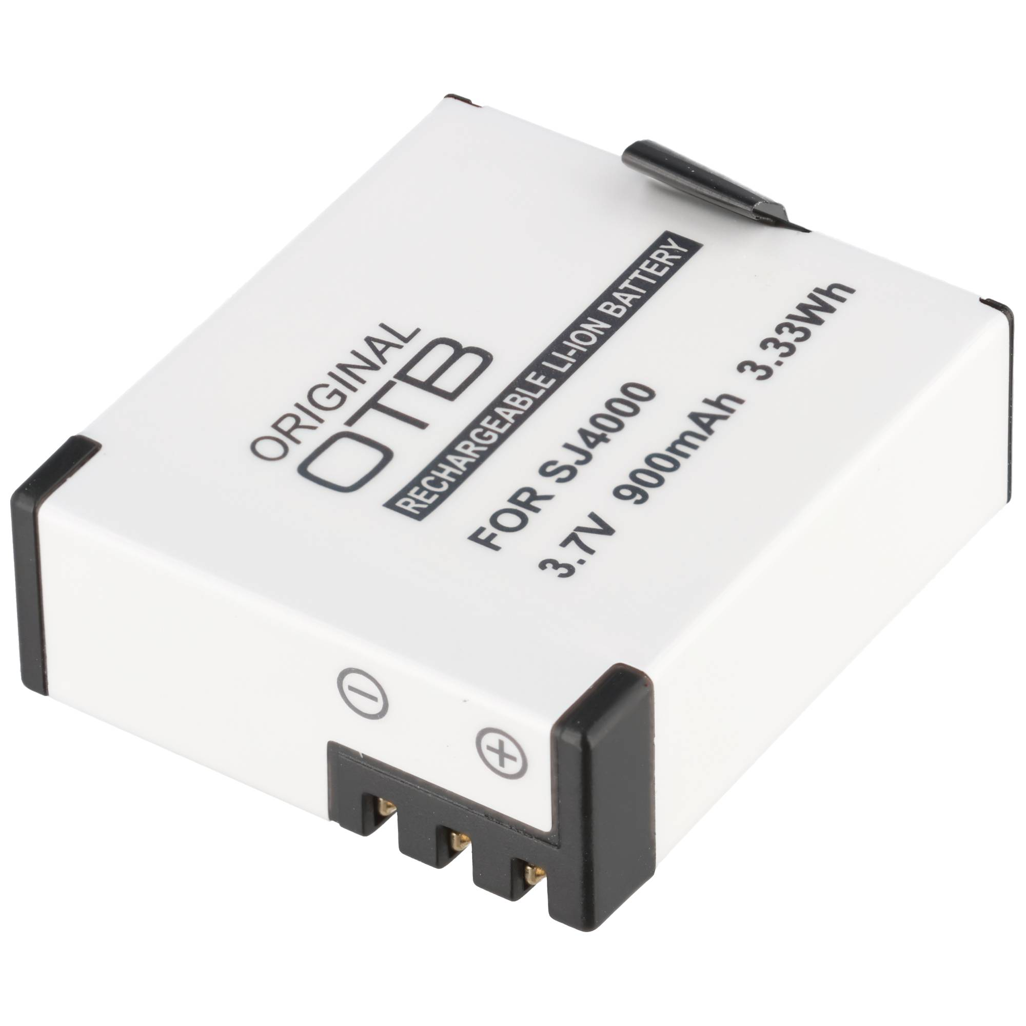 Weiße OTB Li-Ion-Akku für SJ4000, 3,7V 900mAh.