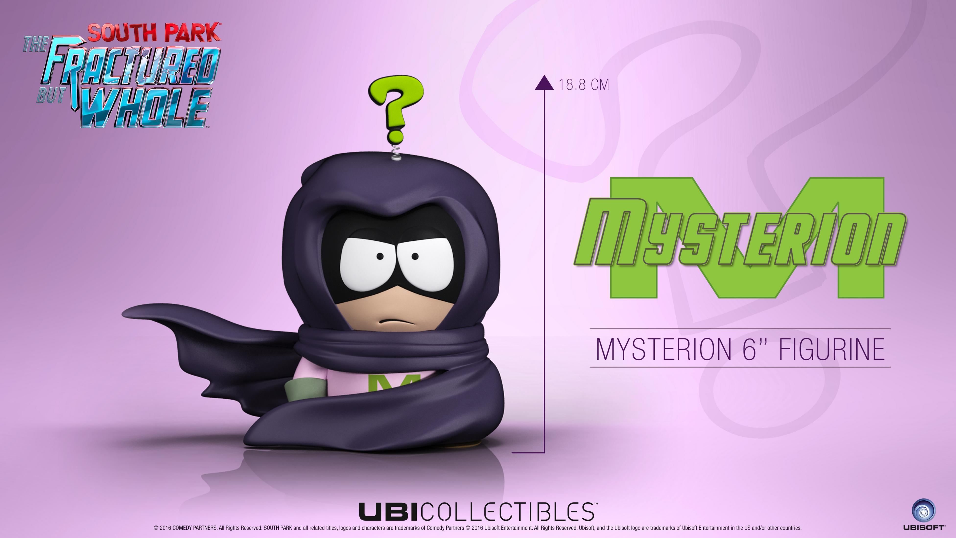 Eine Mysterion-Figur aus South Park mit einem Fragezeichen auf dem Kopf.