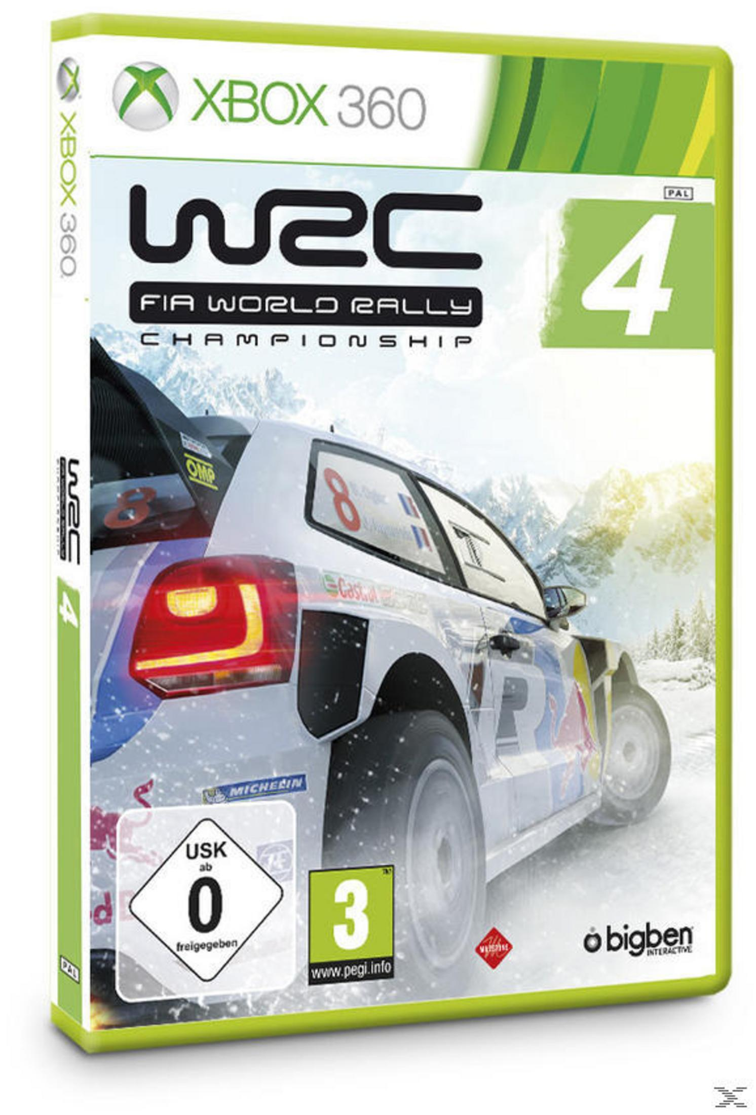 WRC 4 FIA World Rally Championship für Xbox 360 mit Rallyeauto.