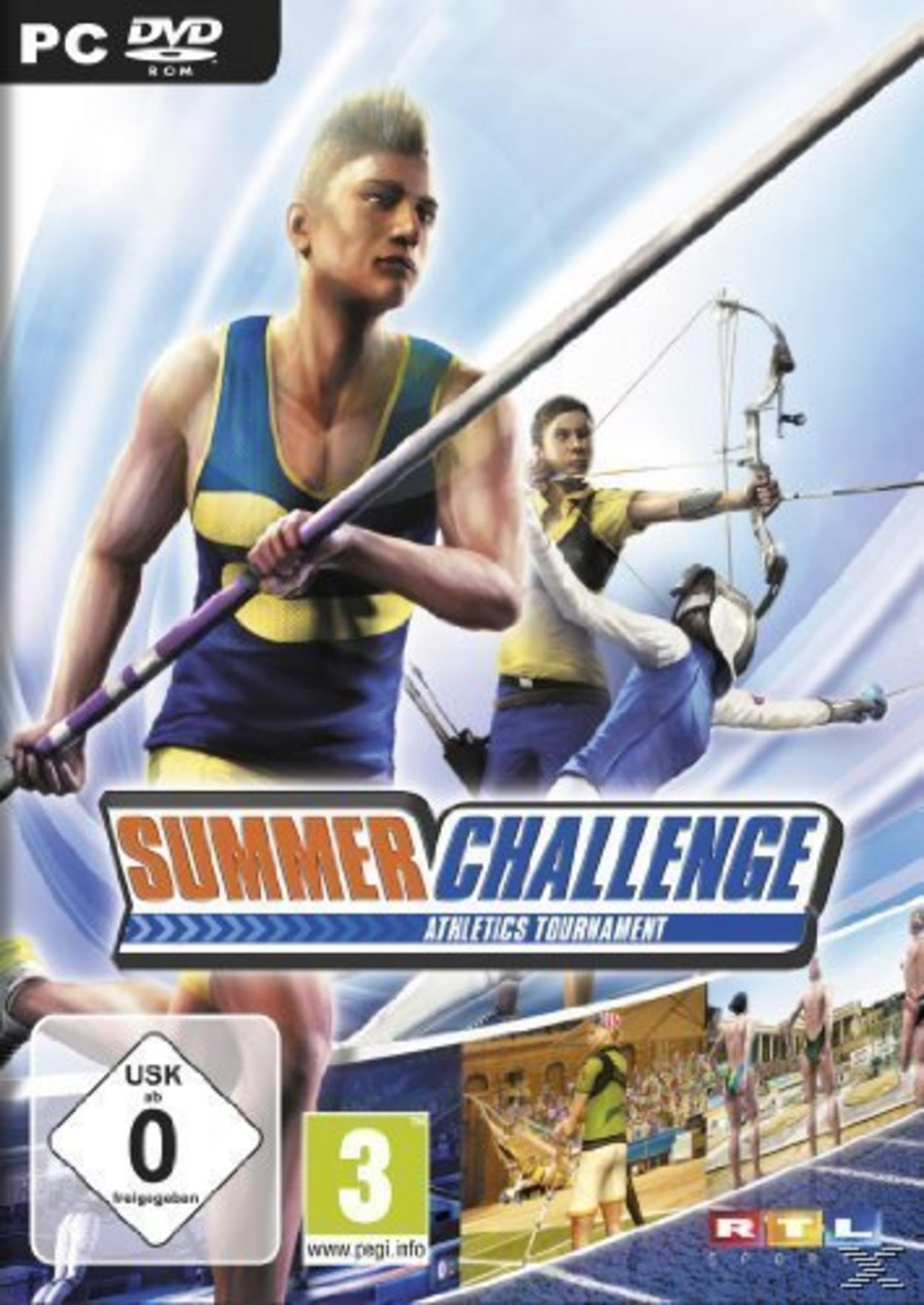 Ein Mann mit Speer, Bogenschütze und Fechter auf einem Spielcover.