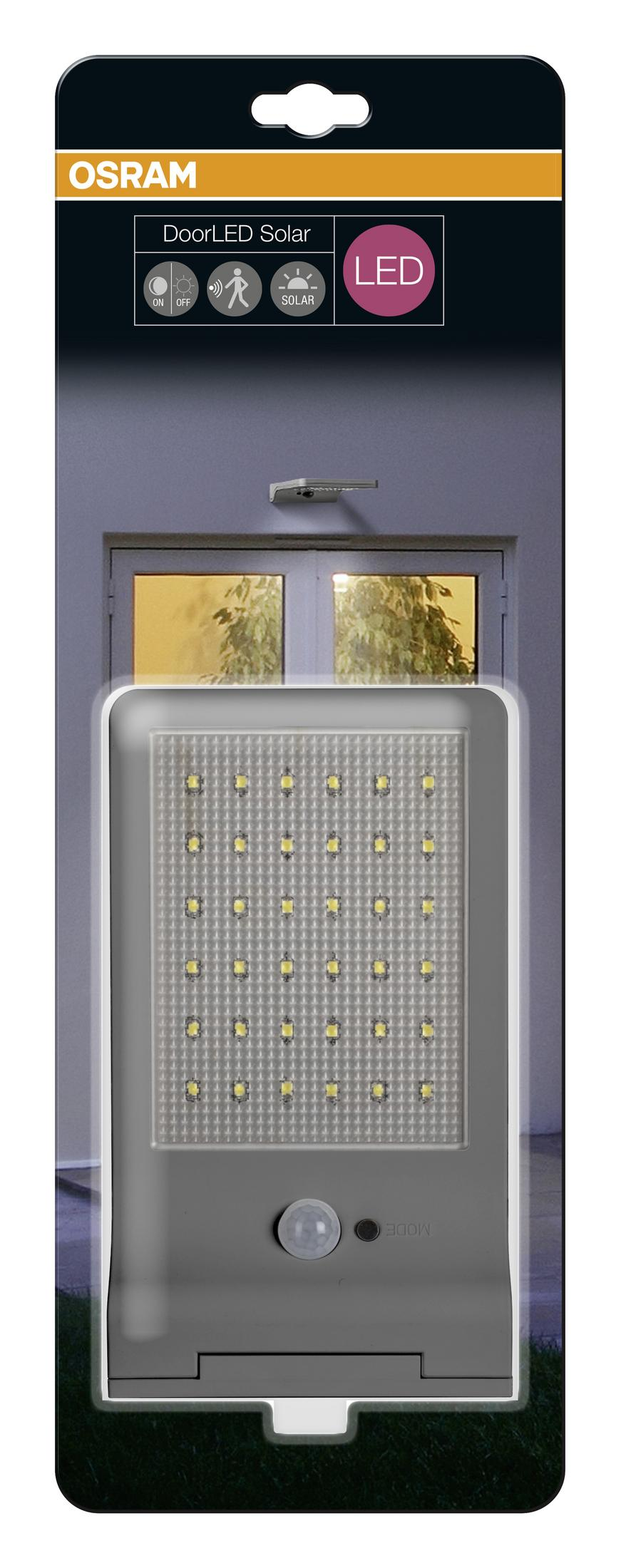 Osram Türlicht mit LED und Bewegungsmelder, solarbetrieben