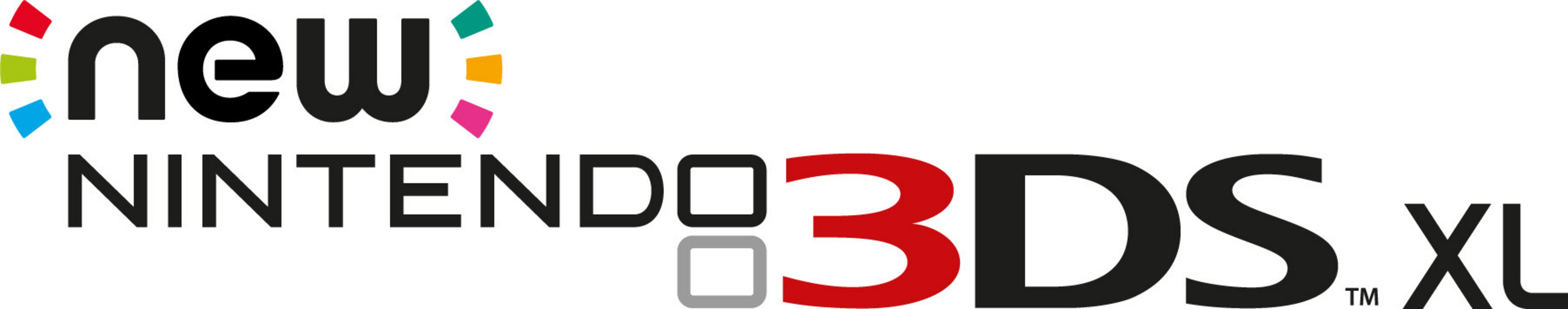 Logo für New Nintendo 3DS XL mit bunten Elementen.