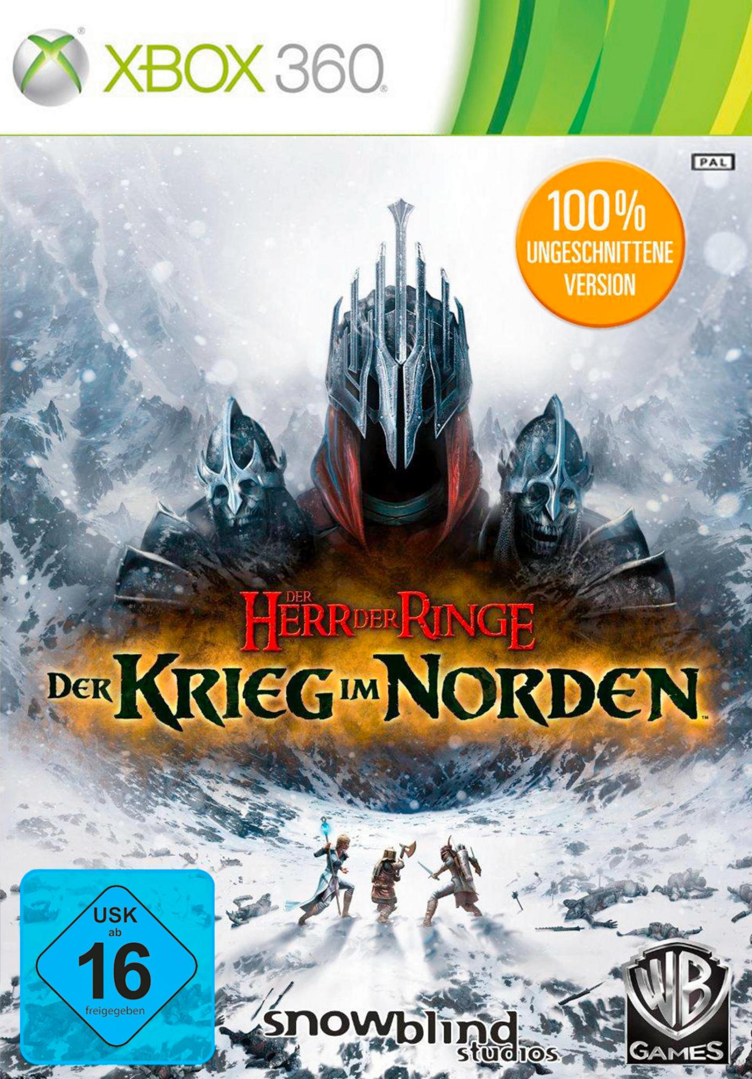 Cover von Der Herr der Ringe: Der Krieg im Norden für Xbox 360.