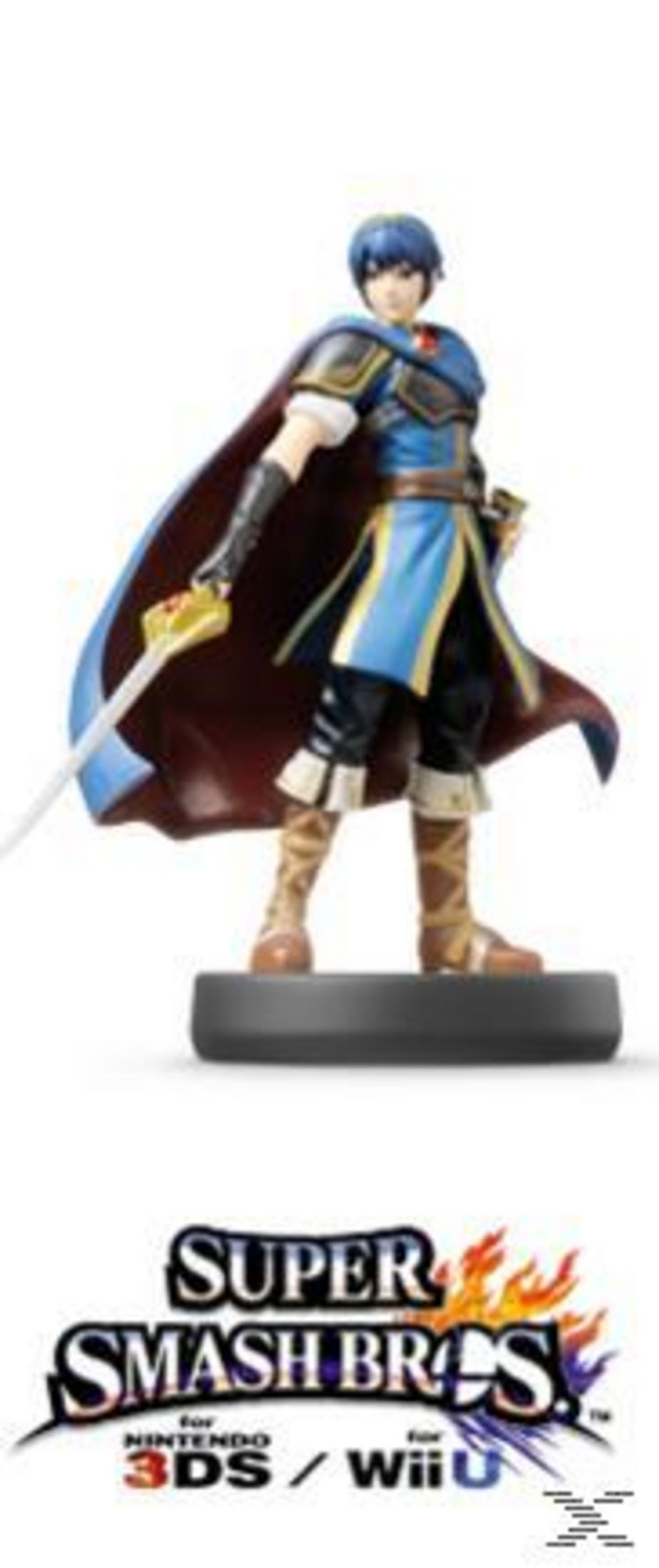Una figura di Marth da Fire Emblem su una base.
