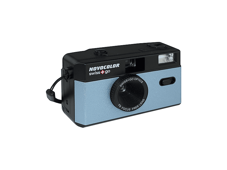 Cámara compacta analógica | SWISS+GO Novocolor, Azul | MediaMarkt