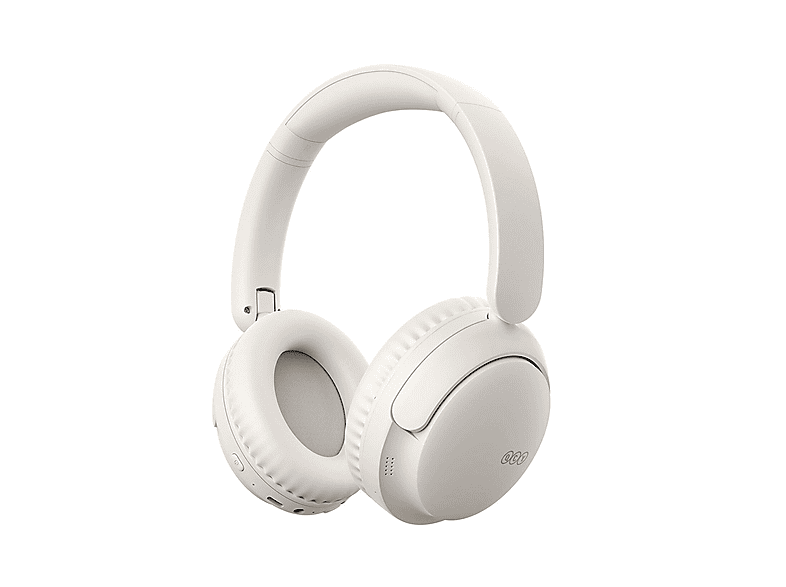 Qcy H2s Lite 6.0 ENC Net Çağrı - Çift Cihaz 40 MM Dinamik Sürücü Beyaz Bluetooth Kulaklık