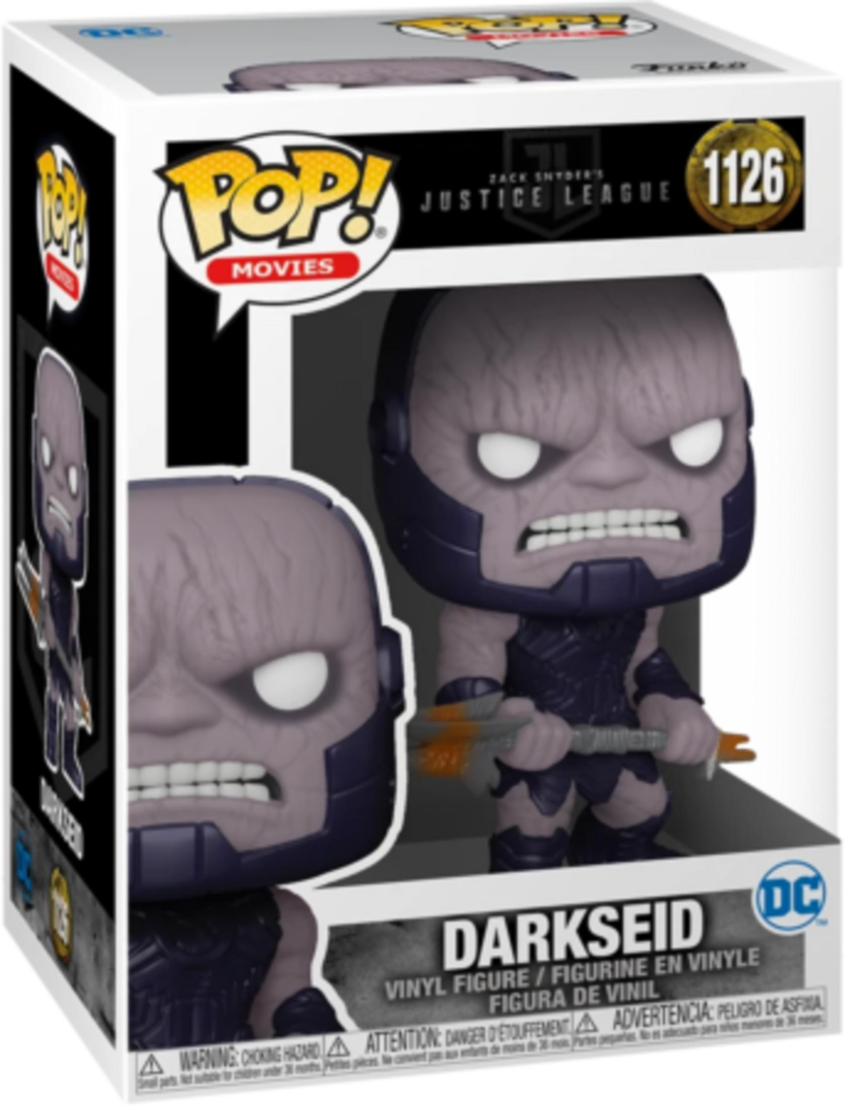 Funko Pop-Figur von Darkseid aus Zack Snyders Justice League, Nr. 1126.