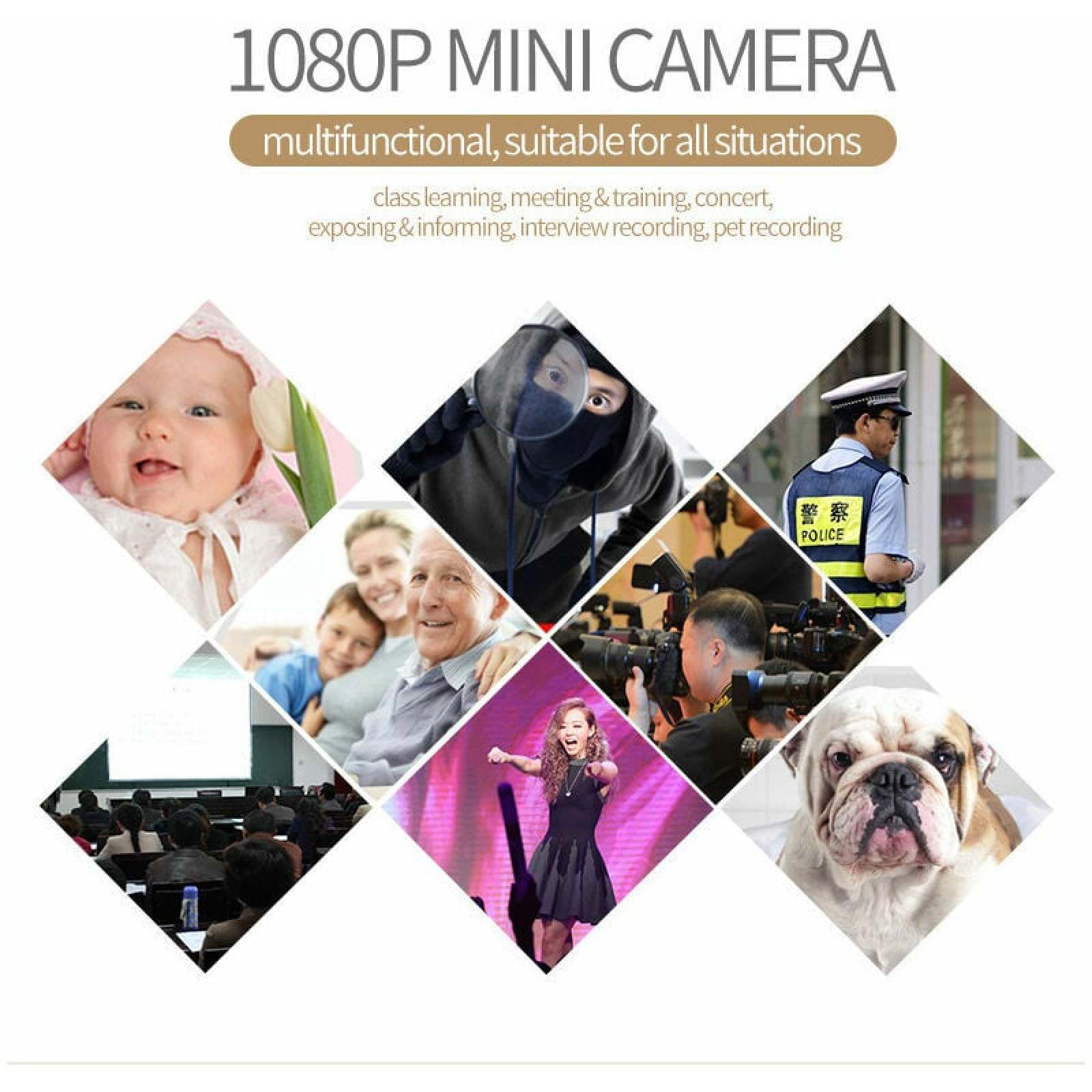 Collage: Baby, Dieb, Polizist, Familie, Kameramann, Sängerin, Hund, Konferenz.