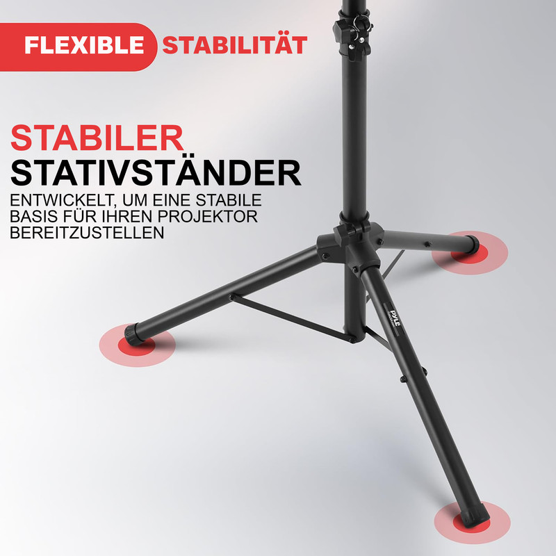 PYLE PLPTS4 Laptopständer, Schwarz