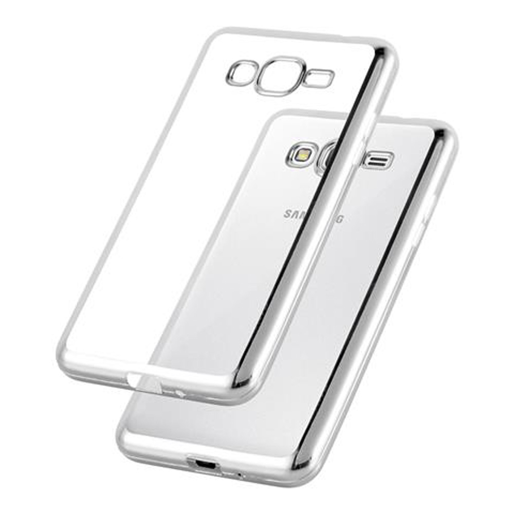 Due cover trasparenti per telefono, sfondo bianco.