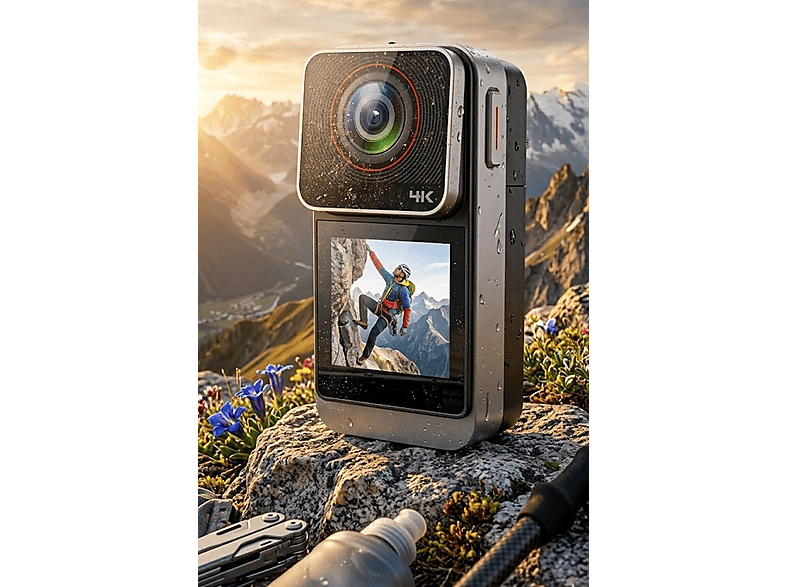 TORIMA Giyilebilir 4K Ultra HD Kayıt Su Geçirmez AC05 Siyah
