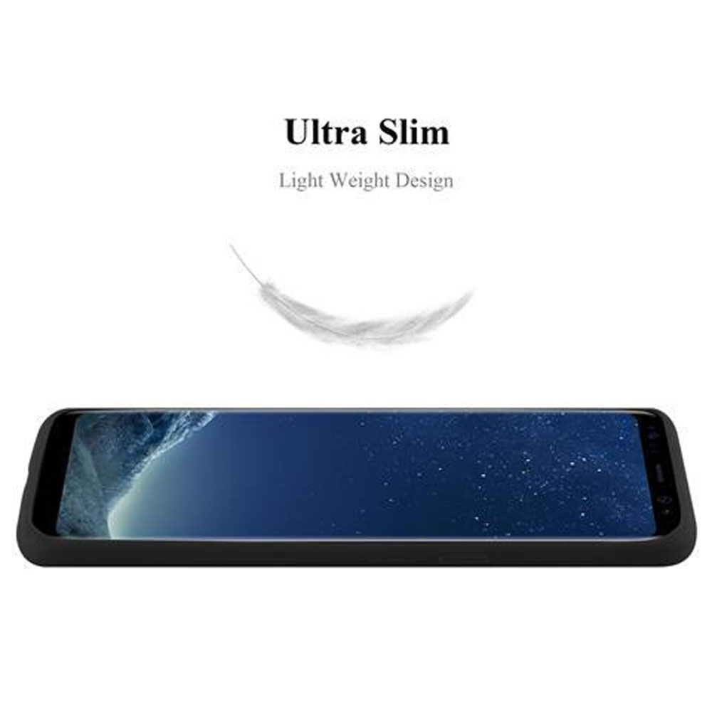 Uno smartphone sottile con un'icona di piuma e testo.