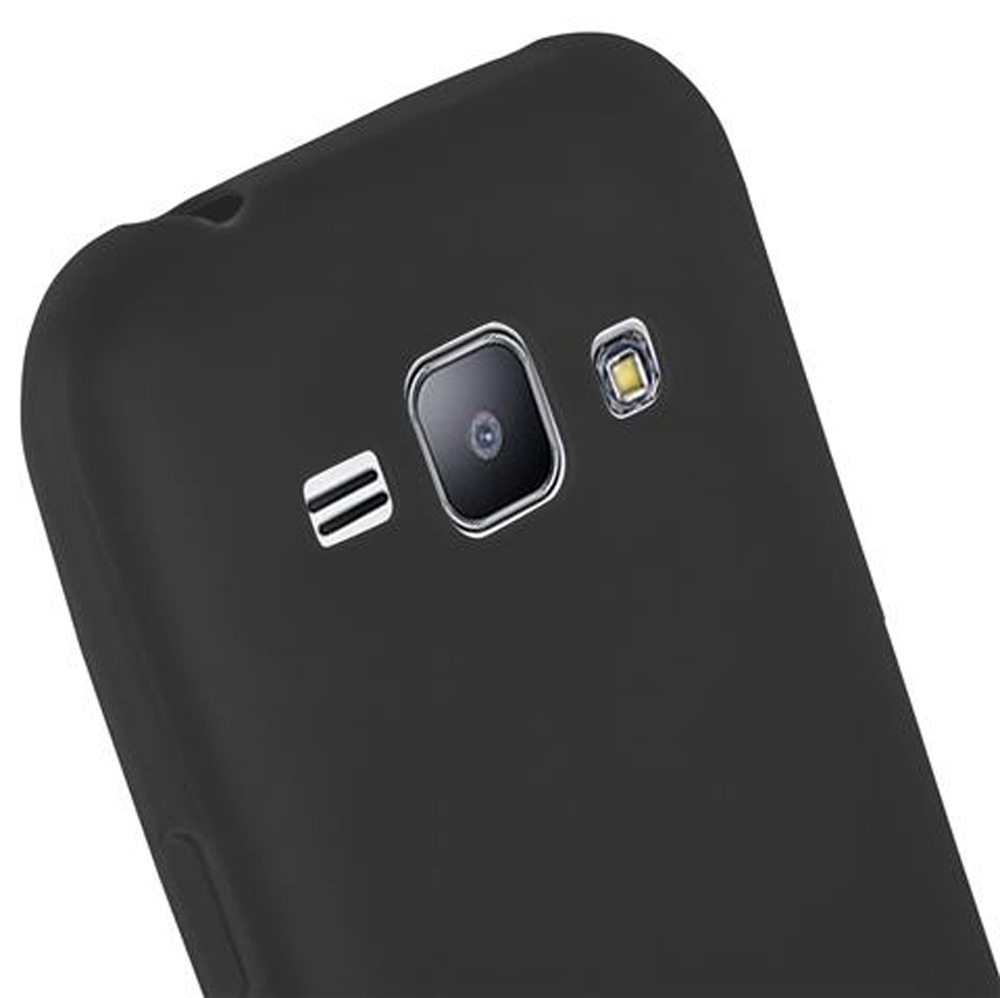 Retro di uno smartphone nero, con fotocamera, flash e altoparlante.